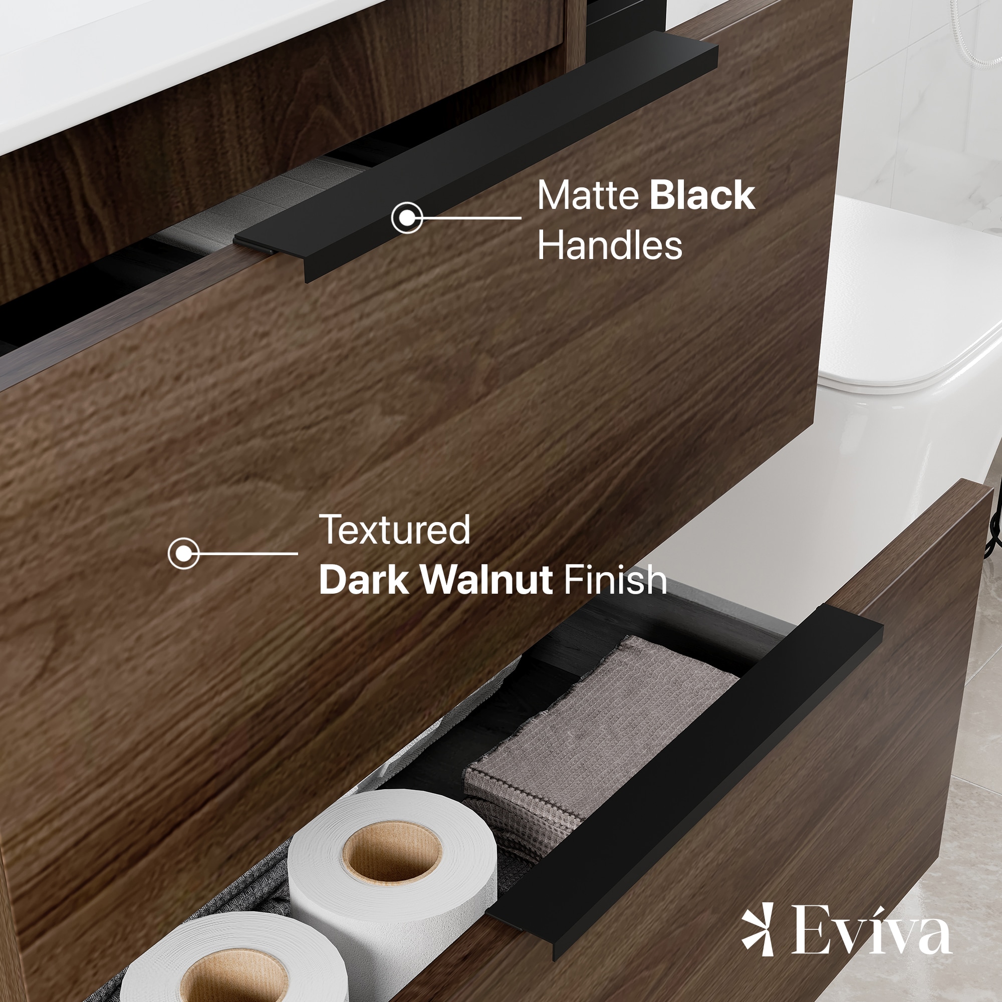 Eviva EVVN523-24DWN/LEGS Bath-Vanity-Combo - View #3