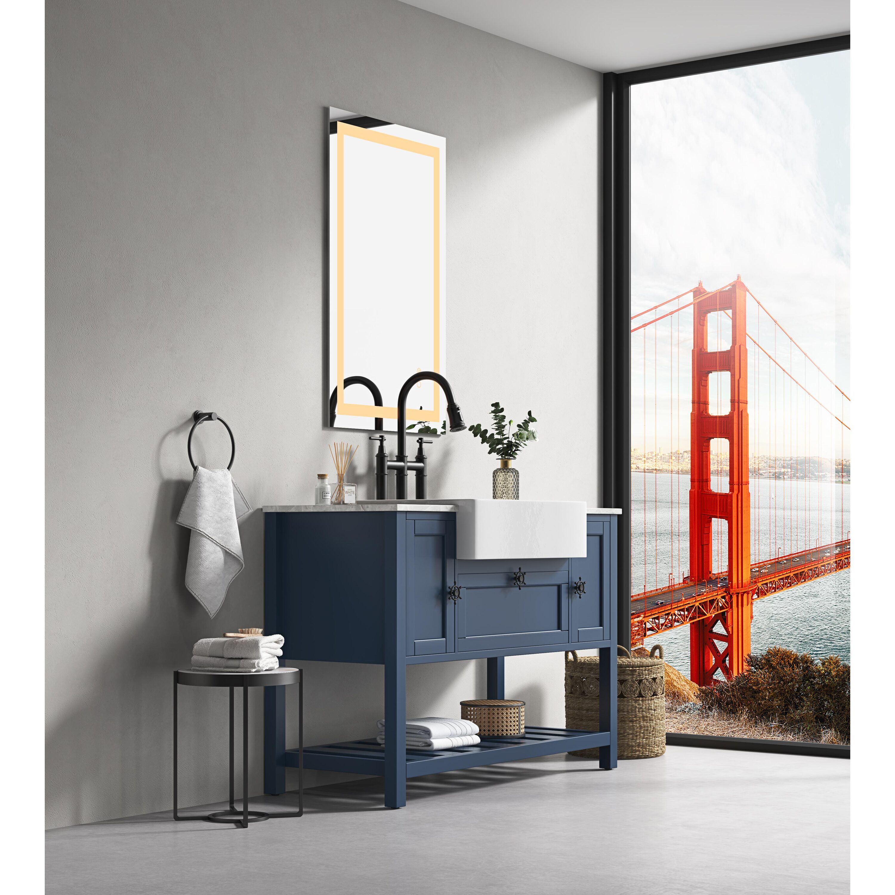 Bayfeve BF-77619-MIR Framed-Bath-Mirrors - View #7