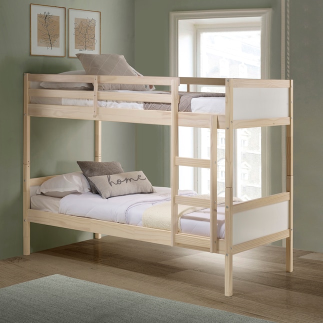 Natural Twin Over Bunk Bed, Savannah Storage Loft Bed With Desk Assembly Instructions