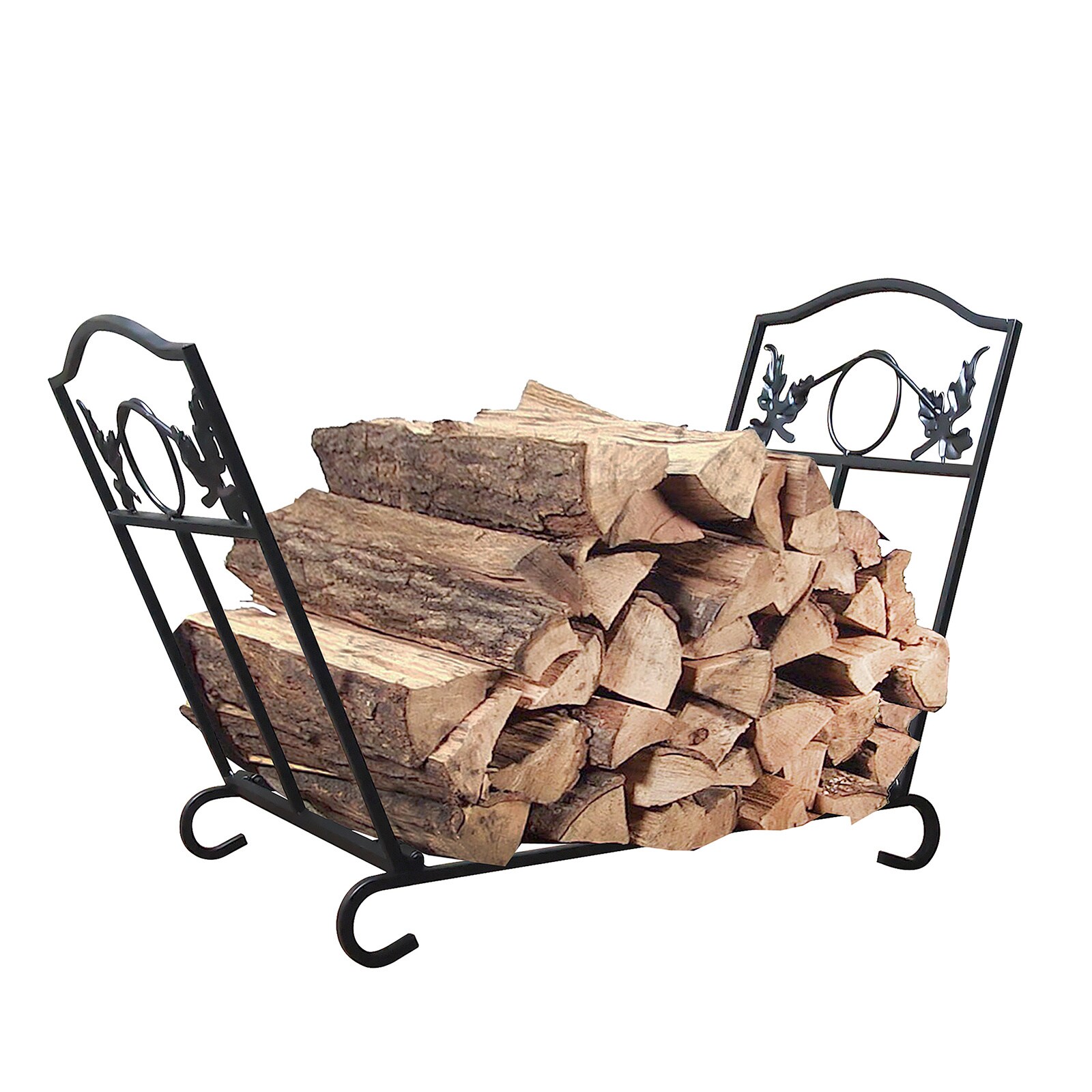 Maocao Hoom BH16842 15.2-in x 12.3-in x 13.3-in Steel Folding firewood rack