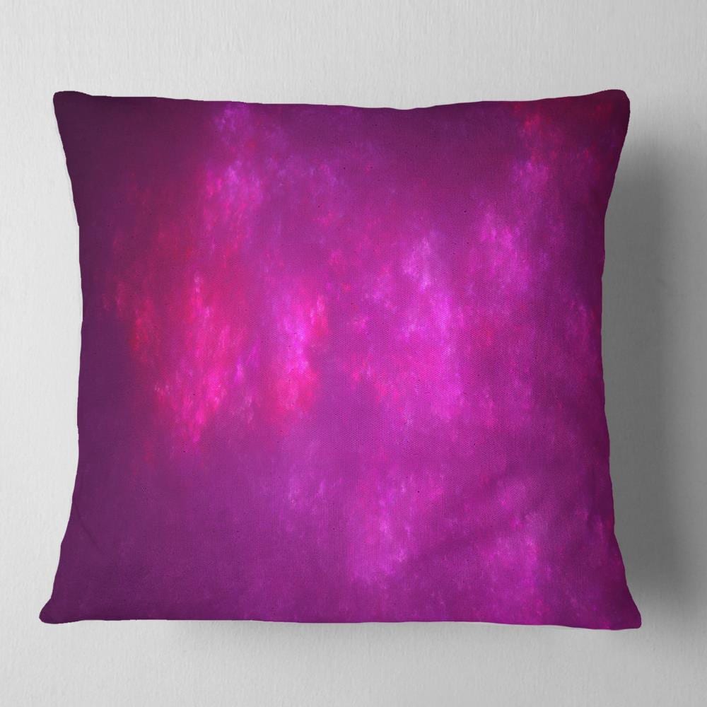 Designart CU16371-16-16 16-in x 16-in Pink Indoor Decorative Pillow