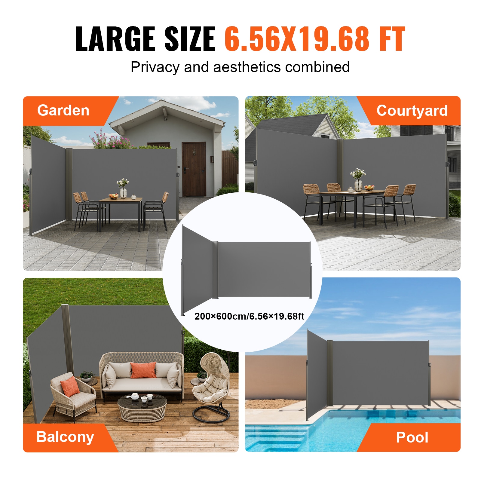 VEVOR KSSCP200X600QPNQGV0 awnings - View #9