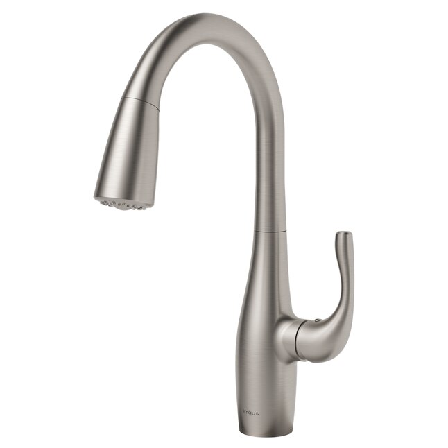 Esina Single-Handle Pull-Down Sprayer Kitchen Faucet with Dual Function Sprayhead in All-Brite Spot Free Stainless Steel Esina Single-Handle Pull-Down Sprayer Kitchen Faucet with Dual Function Sprayhead in All-Brite Spot Free Stainless Steel