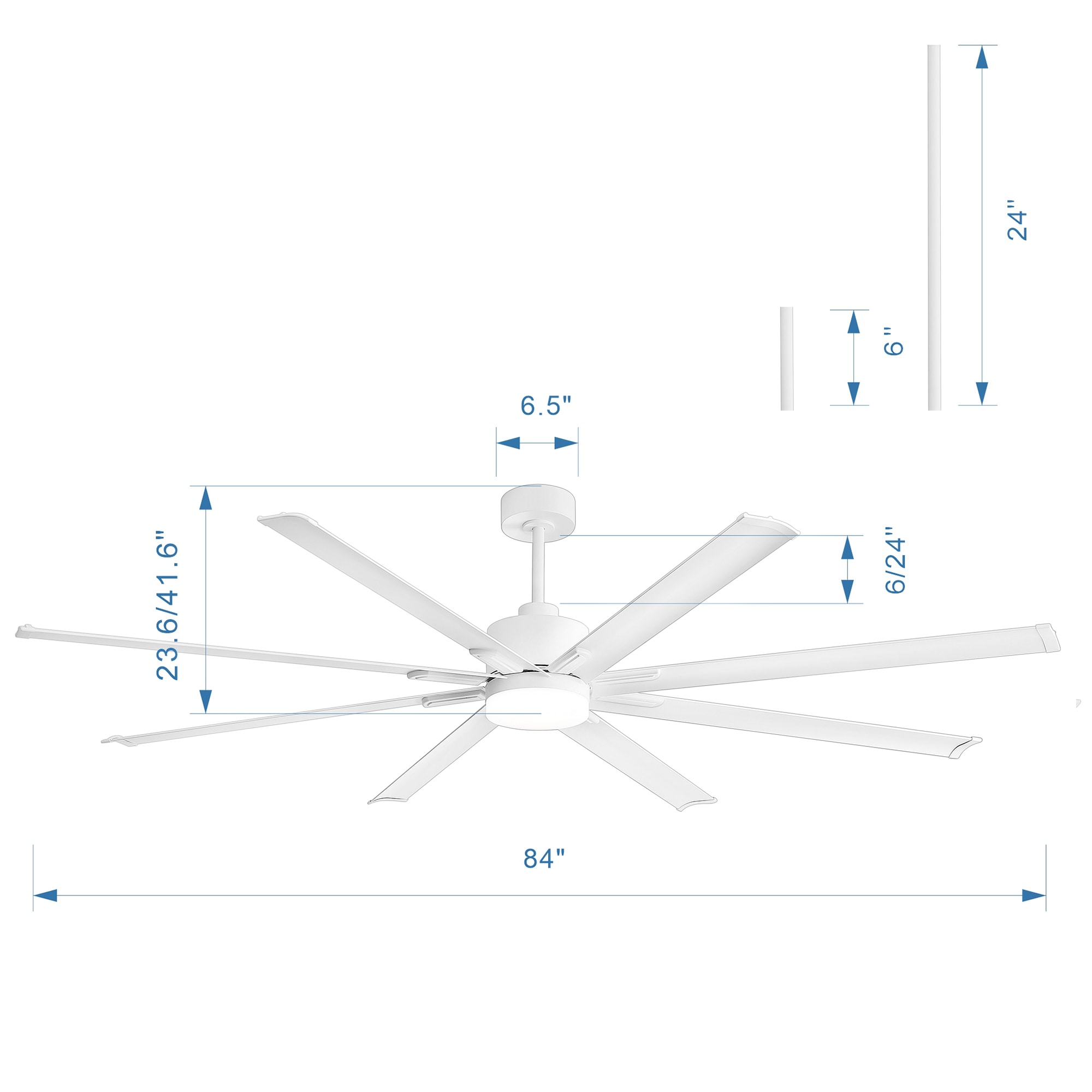 Breezary 32004-WH Ceiling-Fans - View #11