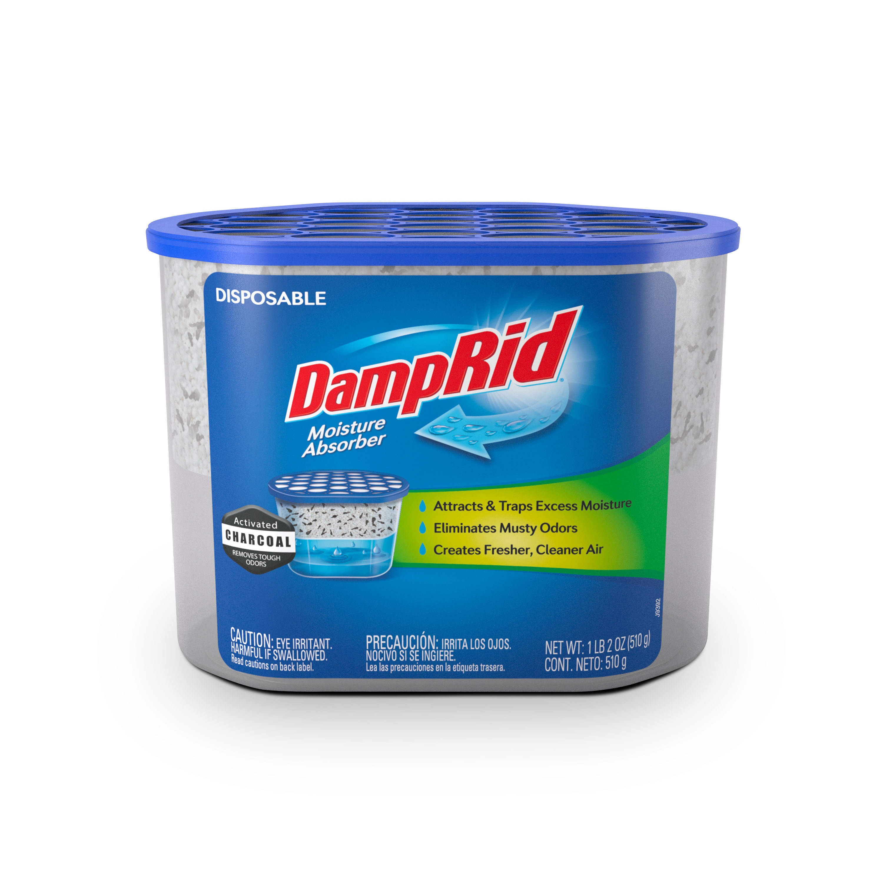 Damprid Moisture Absorber with Activated Charcoal, 18 oz