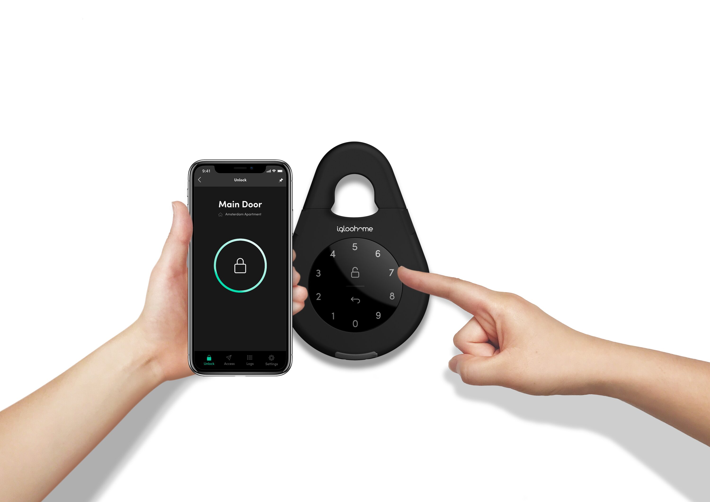 Igloohome Smart Lock Box 3 Electronic Keybox In The Electronic Door 