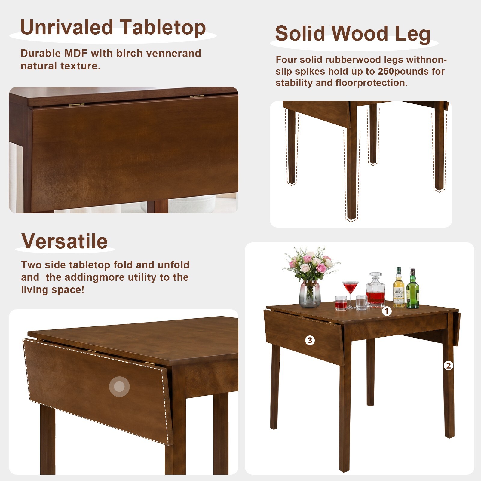 YOSIMFUR DJY-W3204P521976 Dining-Tables - View #4