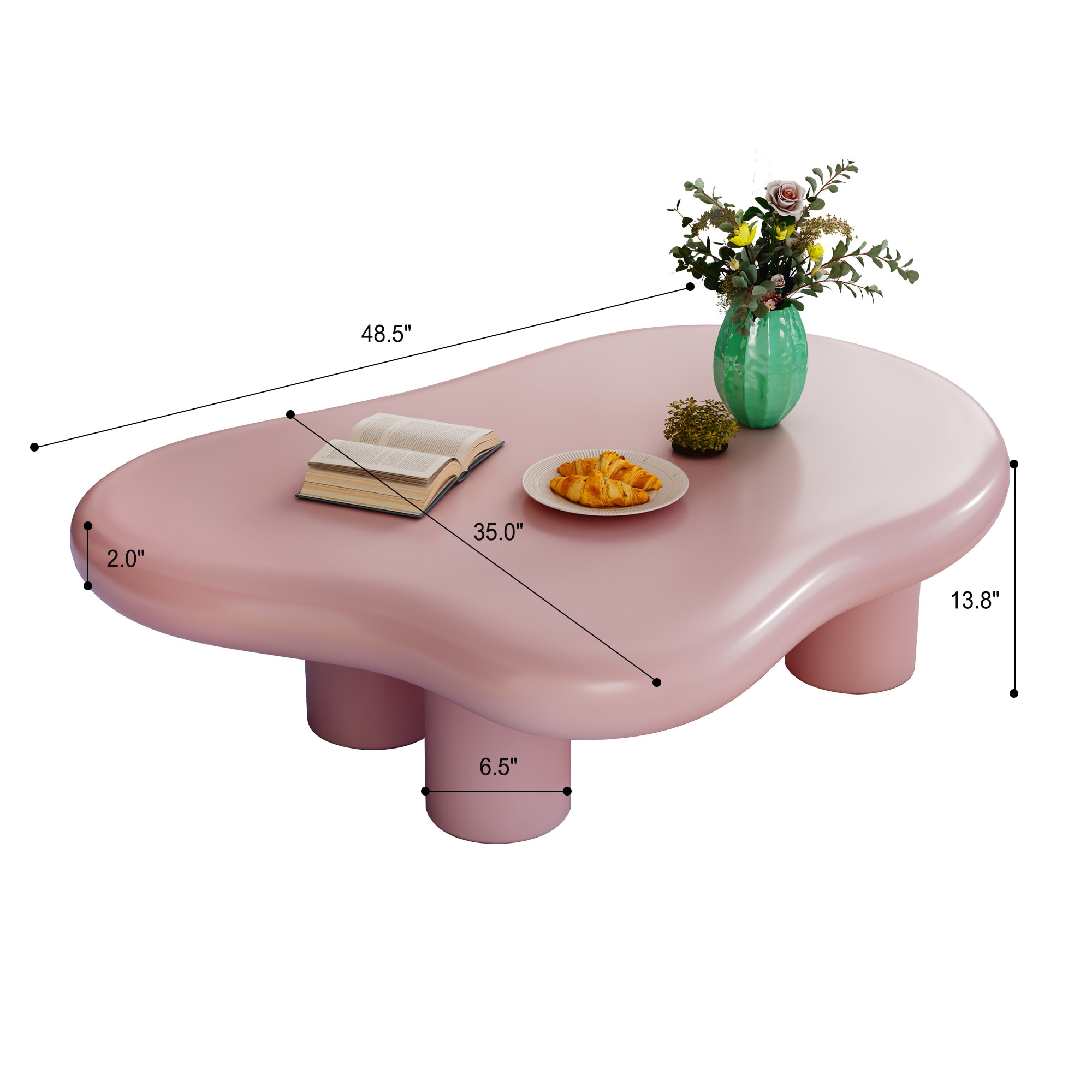 Oizaye DB-CT-3302PINK Coffee-Tables - View #11