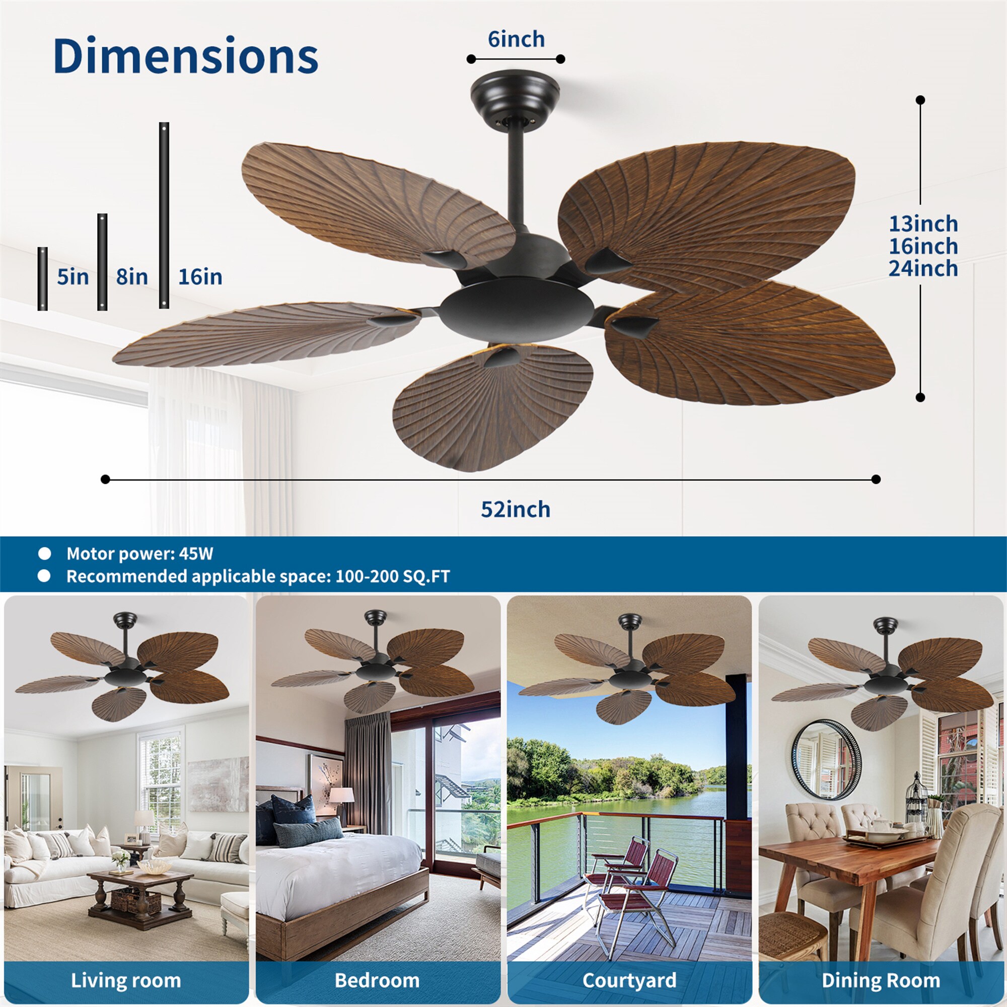 BABOOM BOM-P204476-OR Ceiling-Fans - View #5