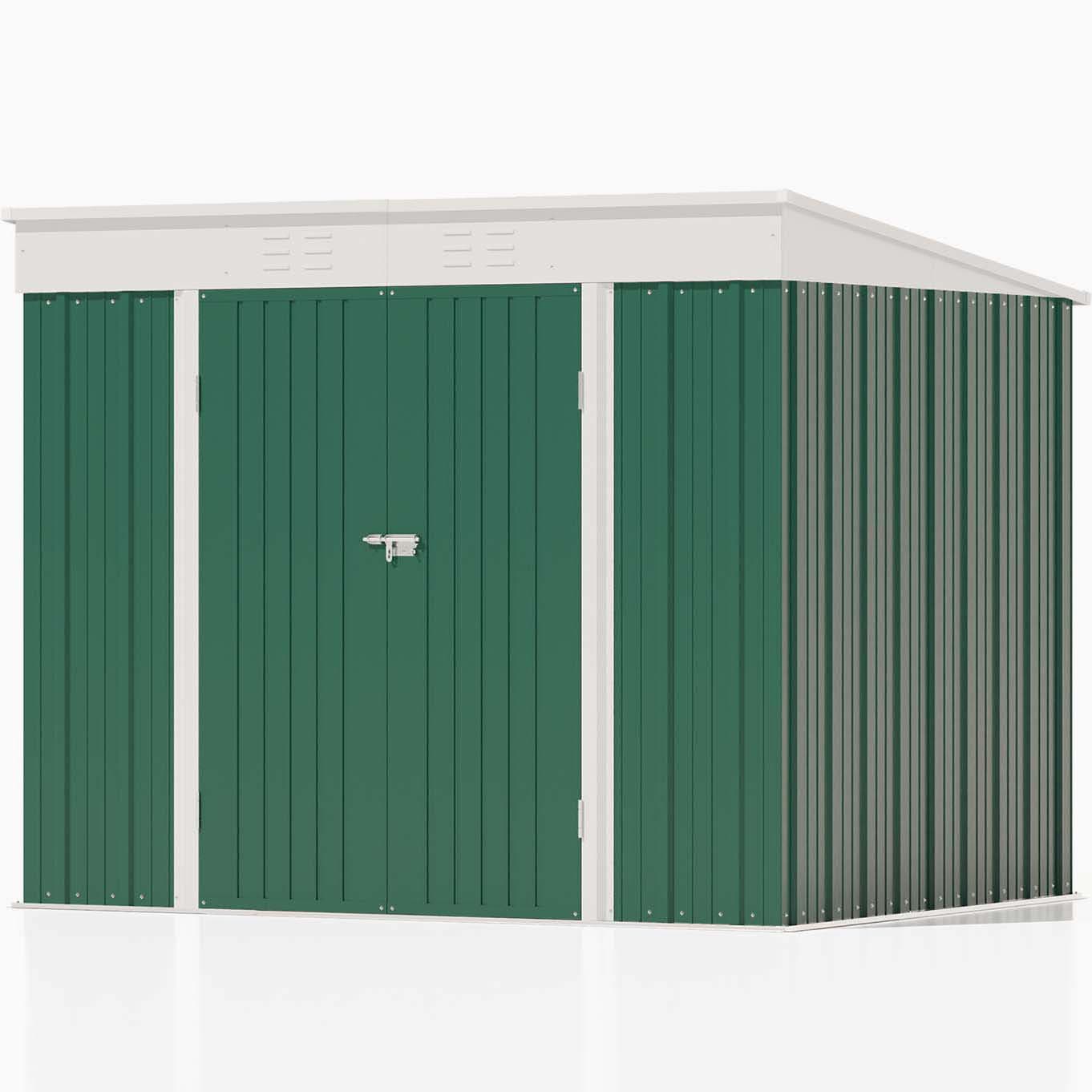 Patiowell WES-PS23-0288A-9 8-Feet x 6-Feet Galvanized steel Storage Shed