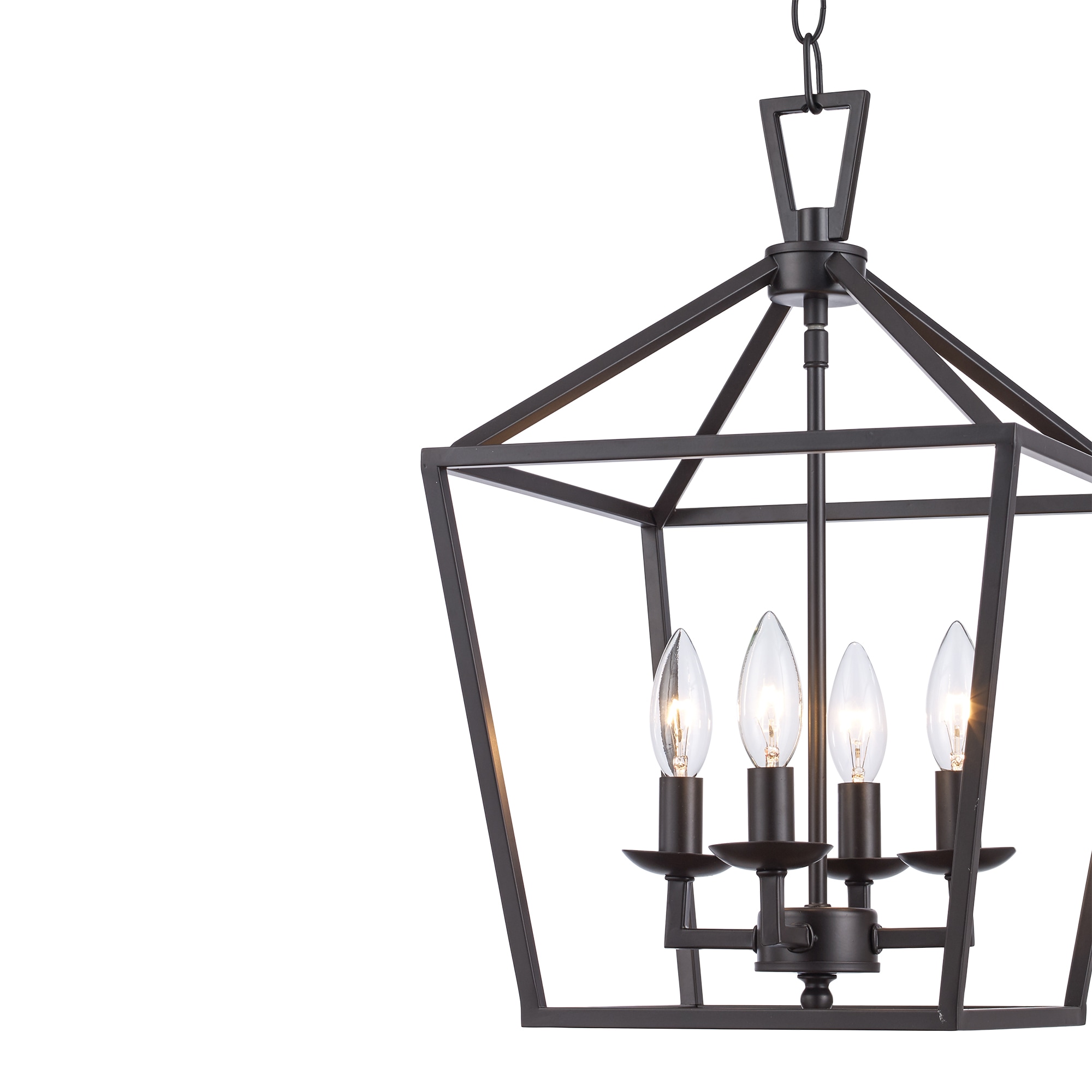 Trans Globe Lacey 4 Light Rubbed Oil Bronze Rustic Lantern Medium Hanging Pendant Light In The 5795