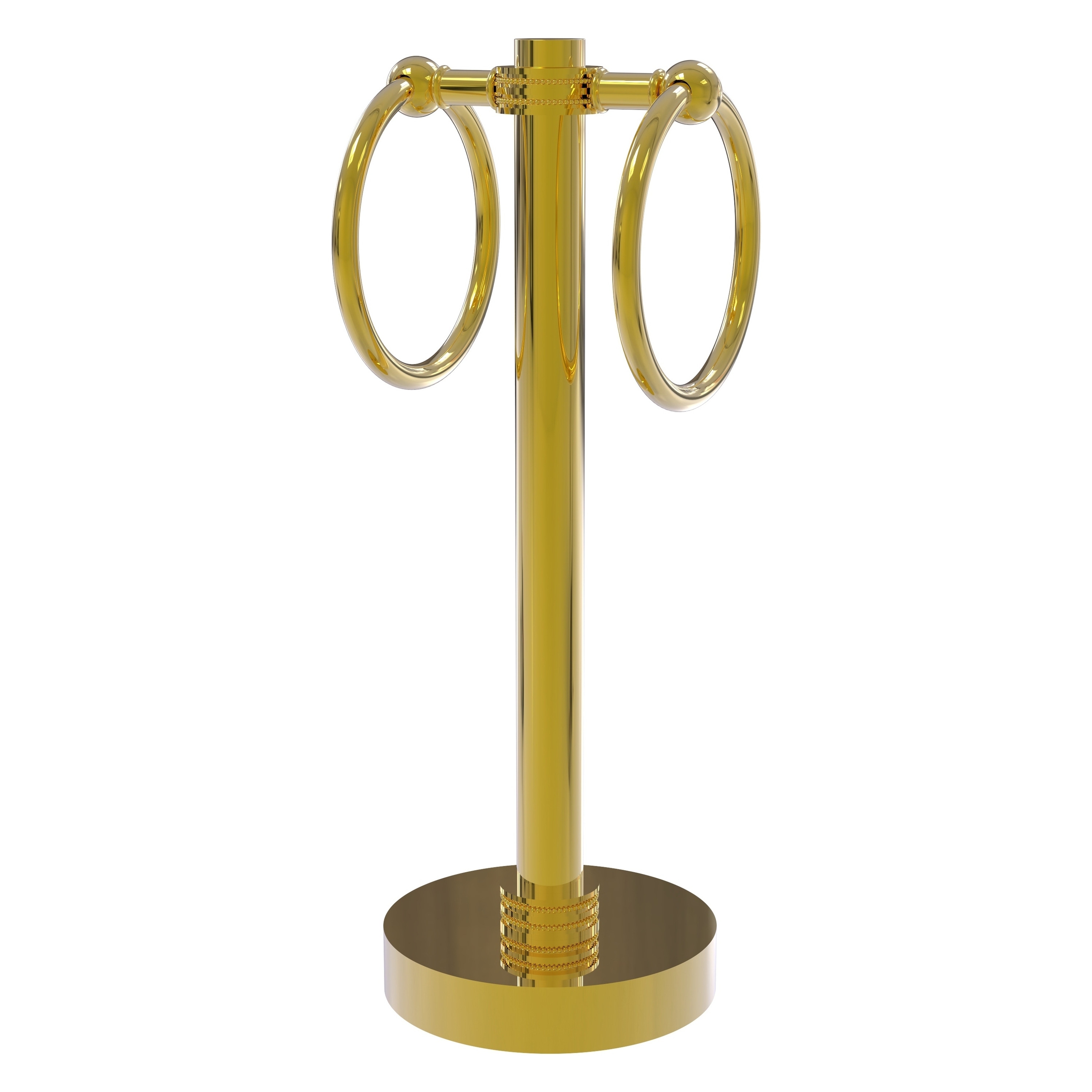 Allied Brass Bolero 6 x 6 Polished Nickel Solid Brass Towel Ring – US  Bath Store