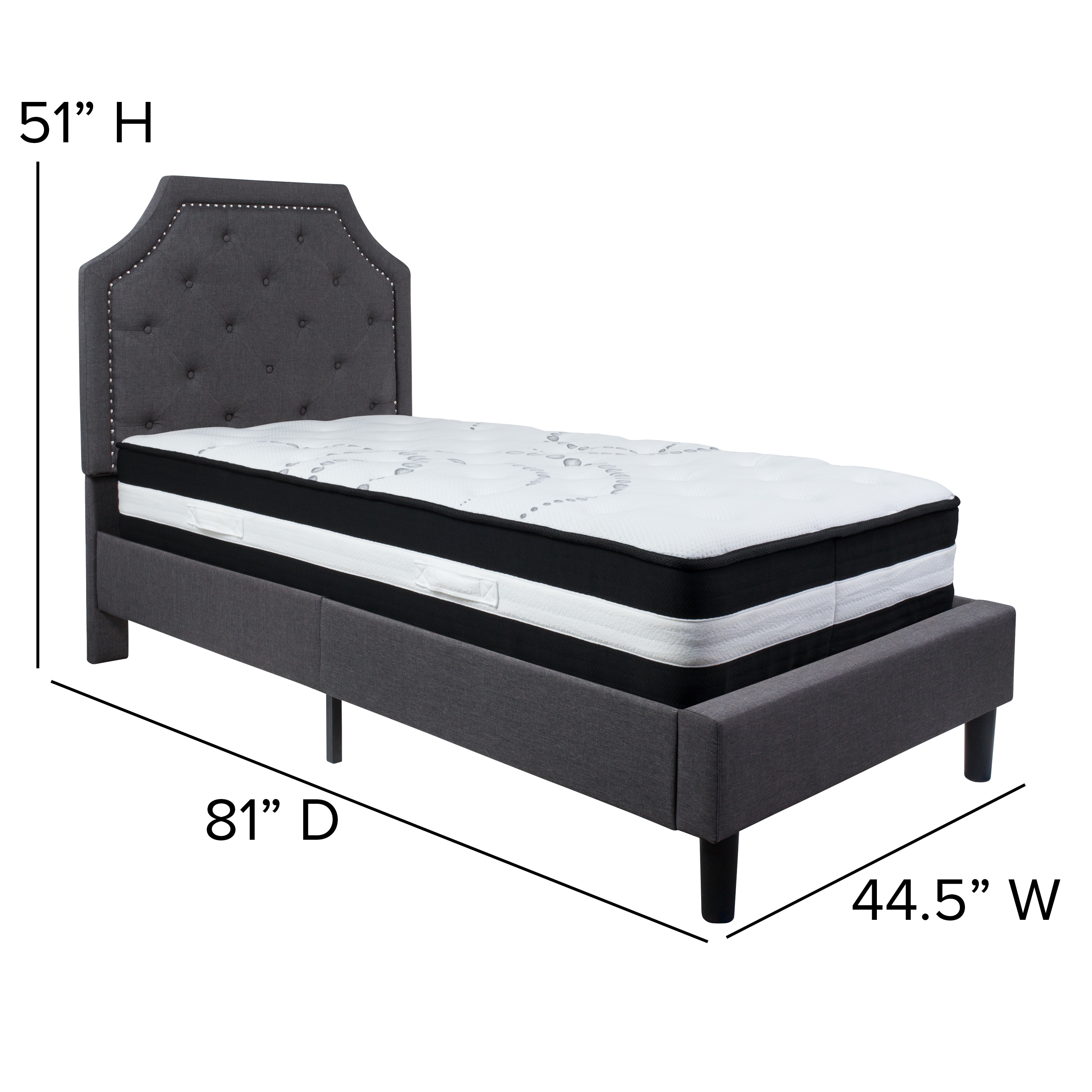 Flash Furniture 889142257455 beds - View #3