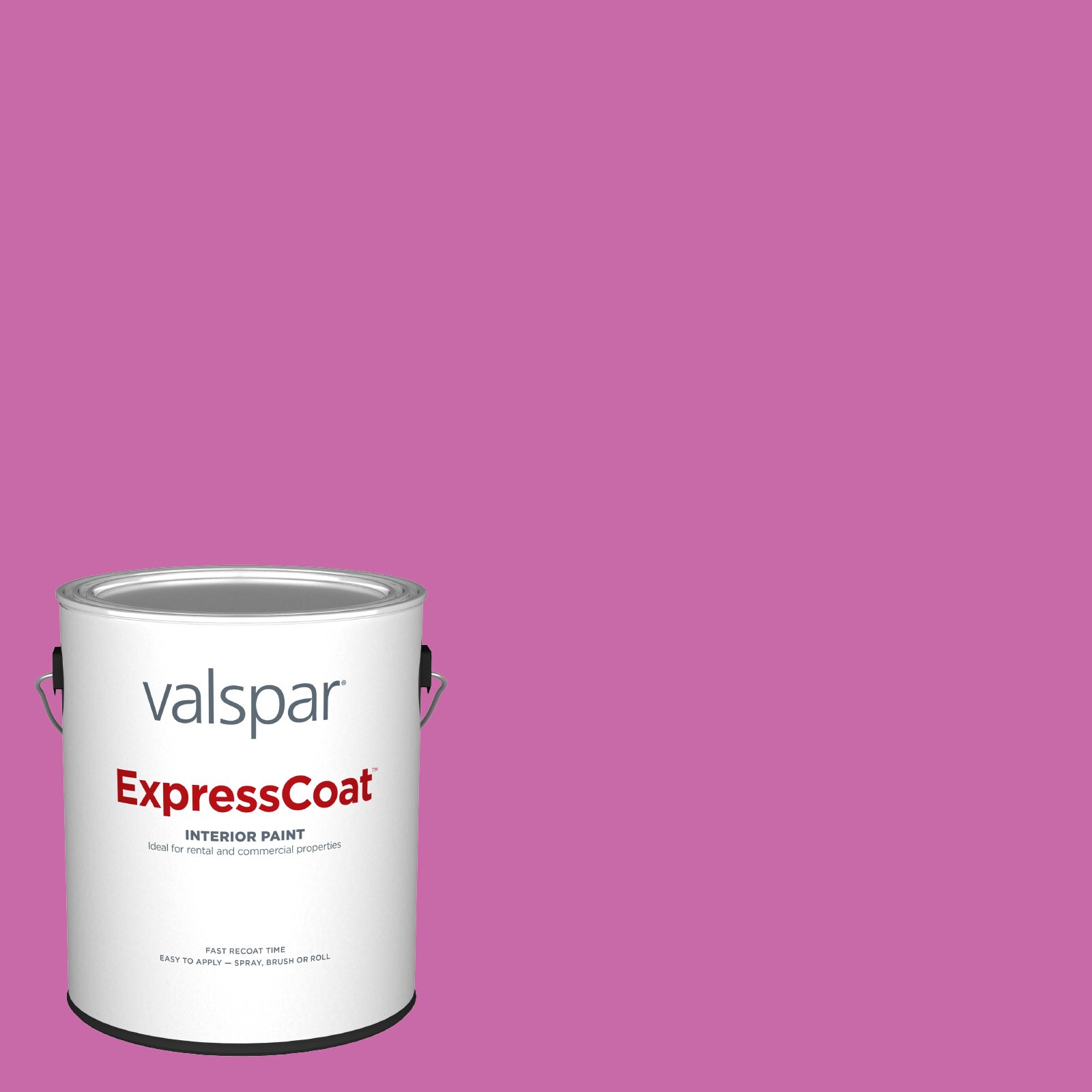 Valspar 1001-1A-935345 Pro ExpressCoat Semi-gloss Cosmic Pink 1001-1A Latex Interior Paint ( 1-gallon )