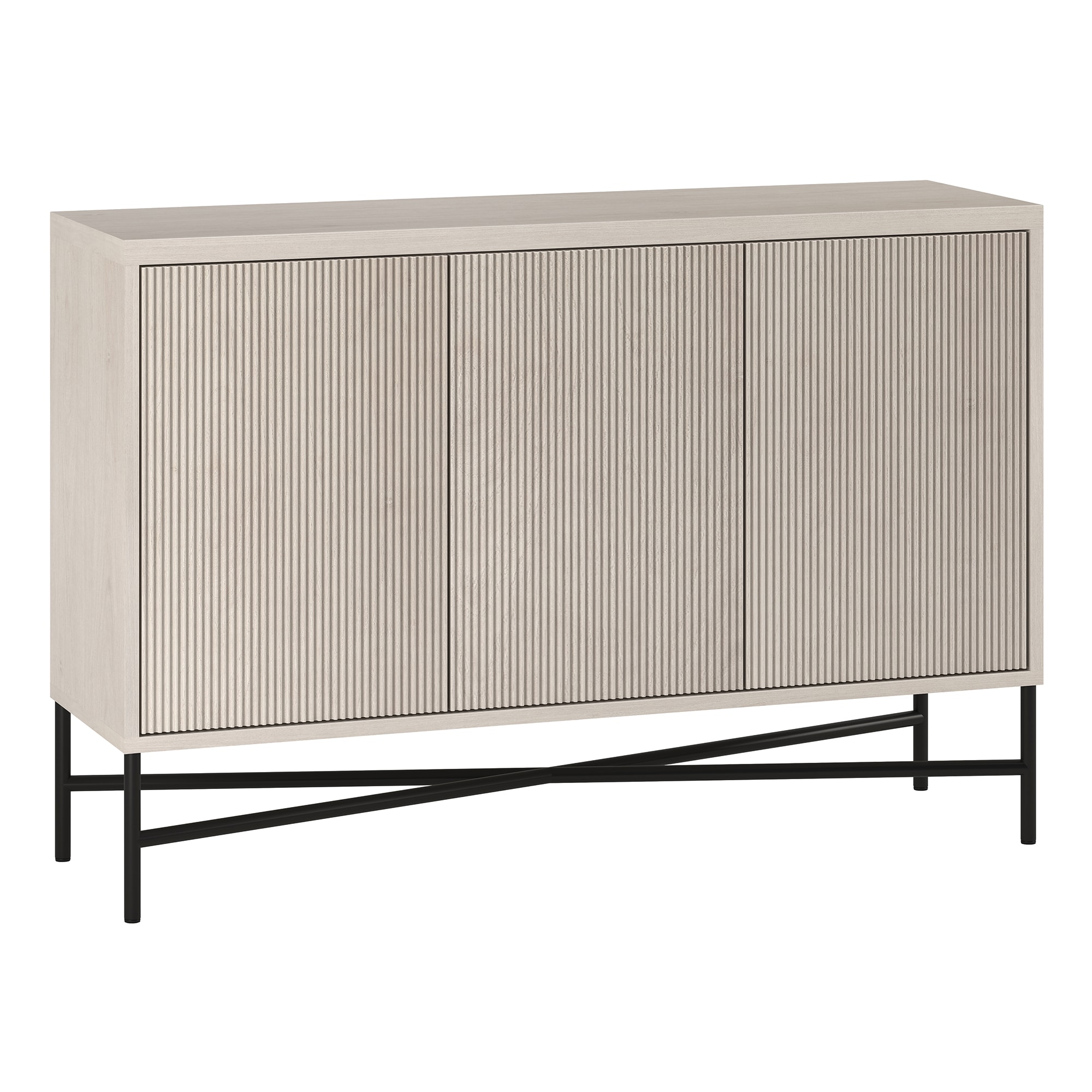 Hailey Home BF1983 Brighton Contemporary/Modern Alder White Buffet