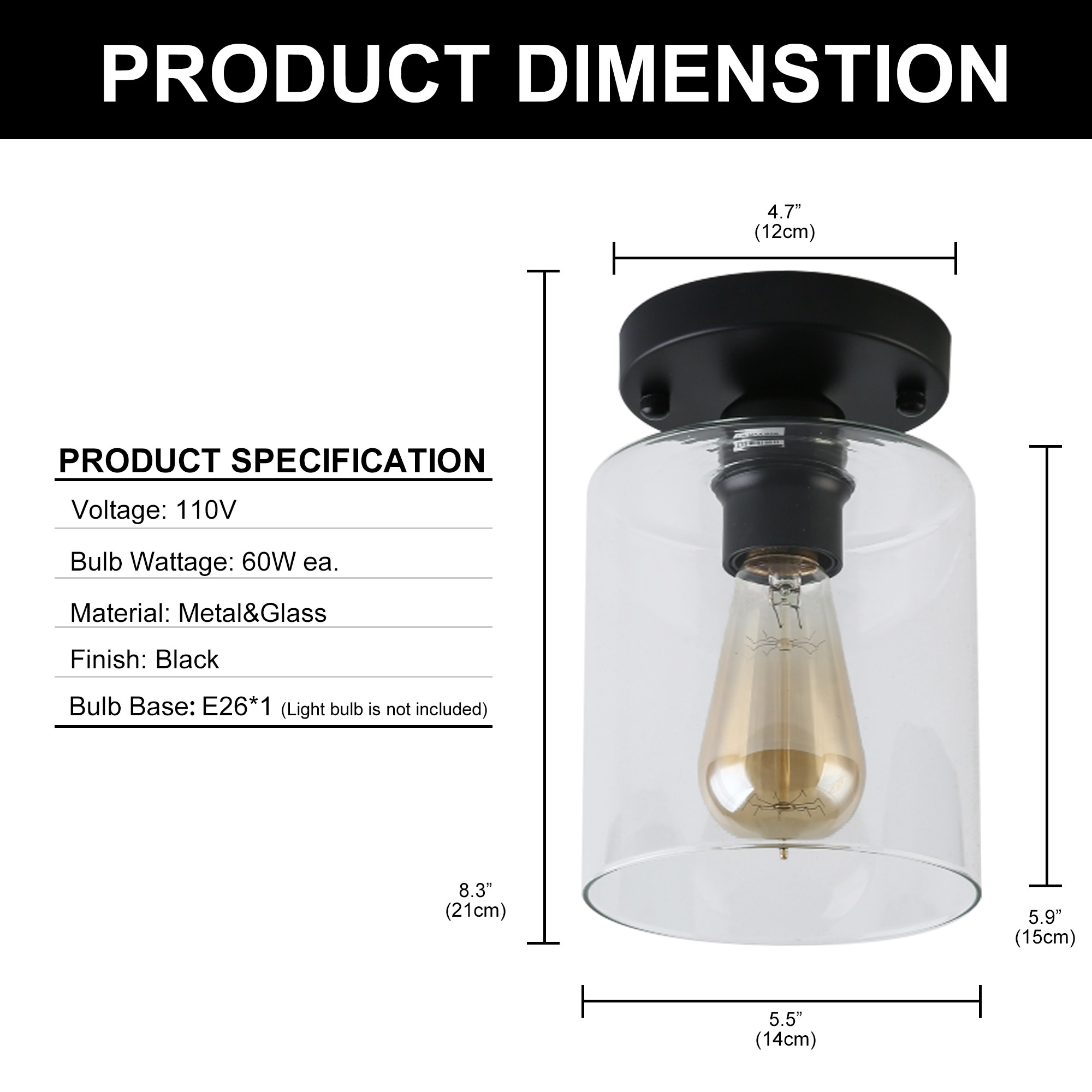 YANSUN LA-BX03301ABL-11 flushmounts - View #5