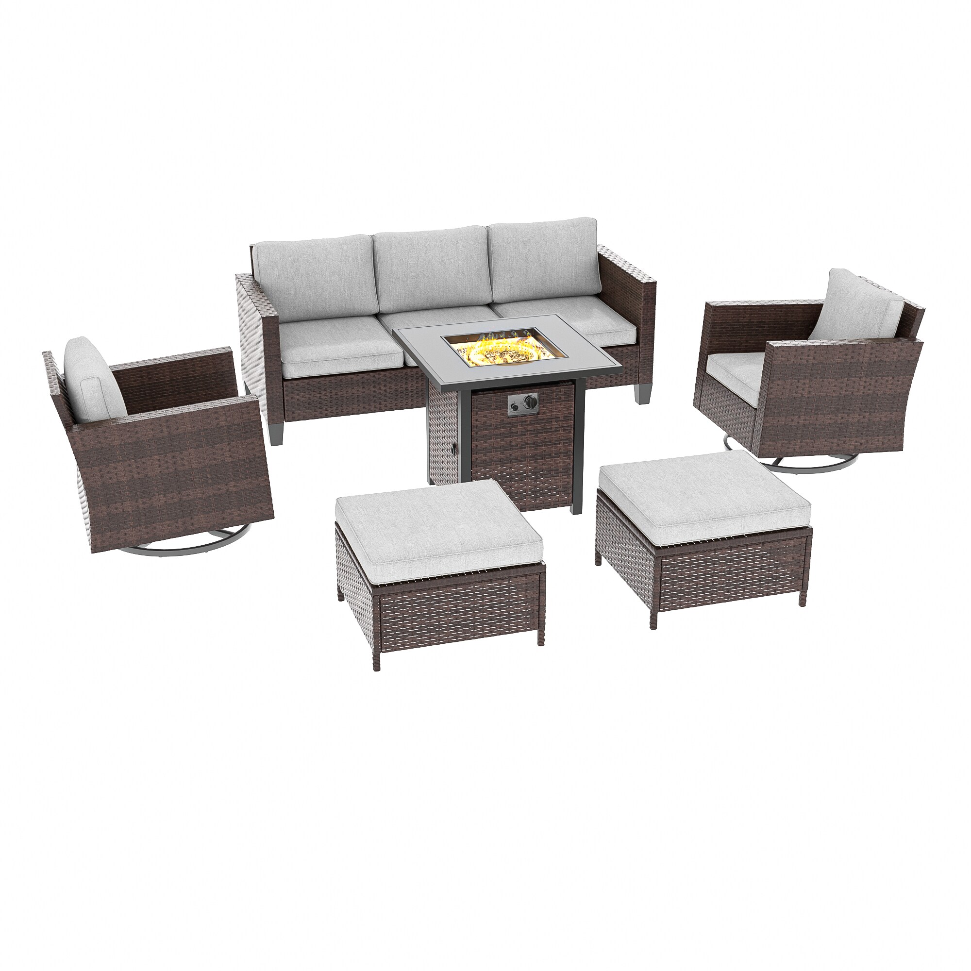 Sonkuki SD-PSS1-2RBLY-T4 Patio-Conversation-Sets - View #2