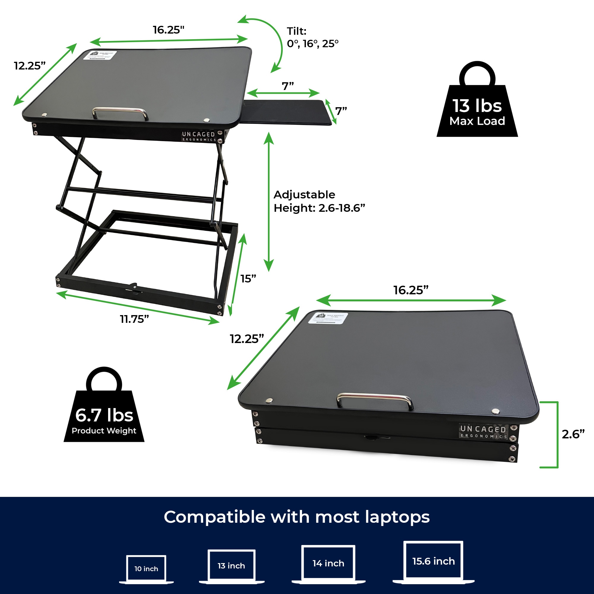 Uncaged Ergonomics CD4-B Office-Accessories - View #4