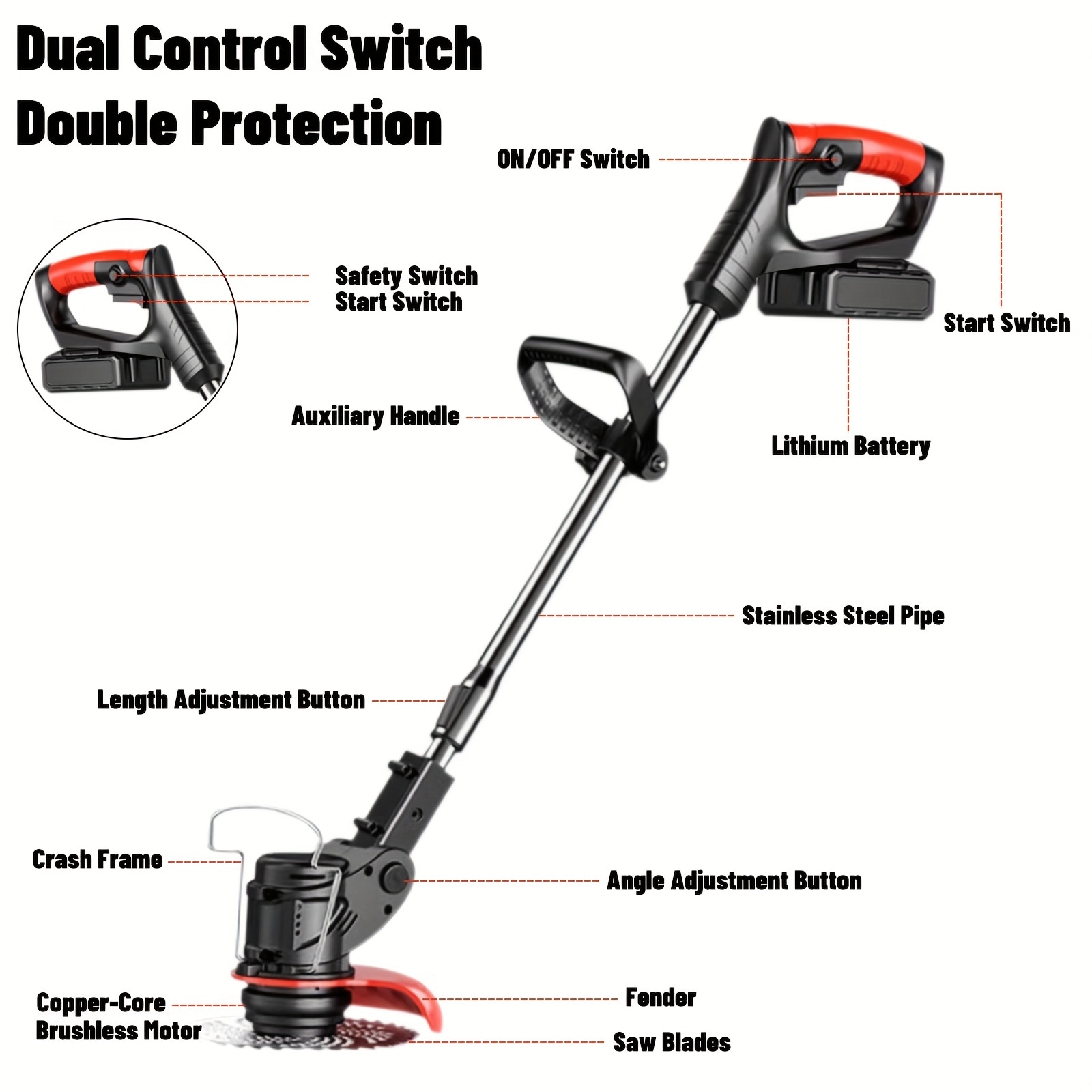 TITANKIT PRO PLOVVD9EF Cordless-String-Trimmers - View #2