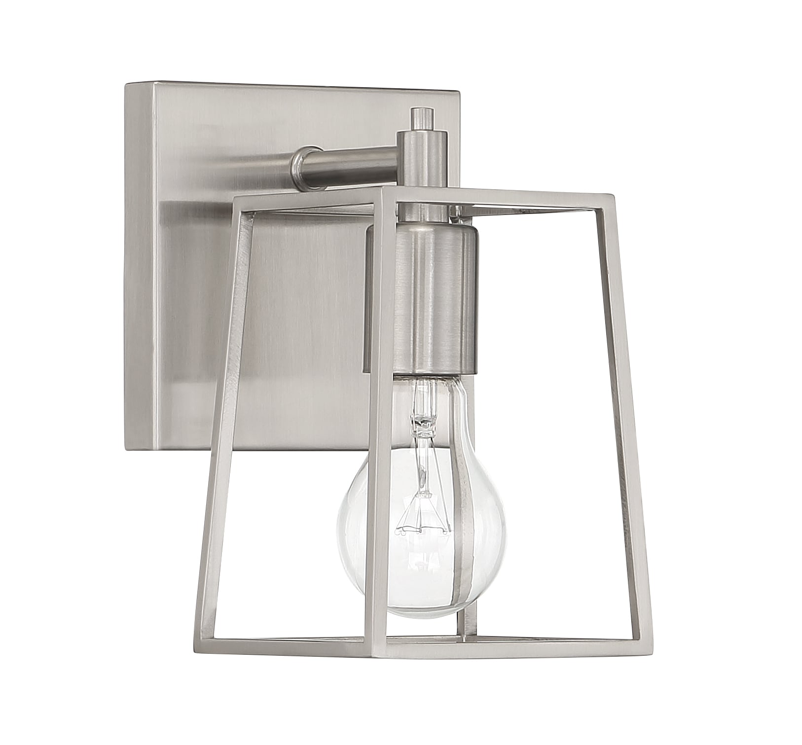 Craftmade 12105BNK1 Dunn 5.13-in 1 -Light Brushed Nickel Transitional Vanity light