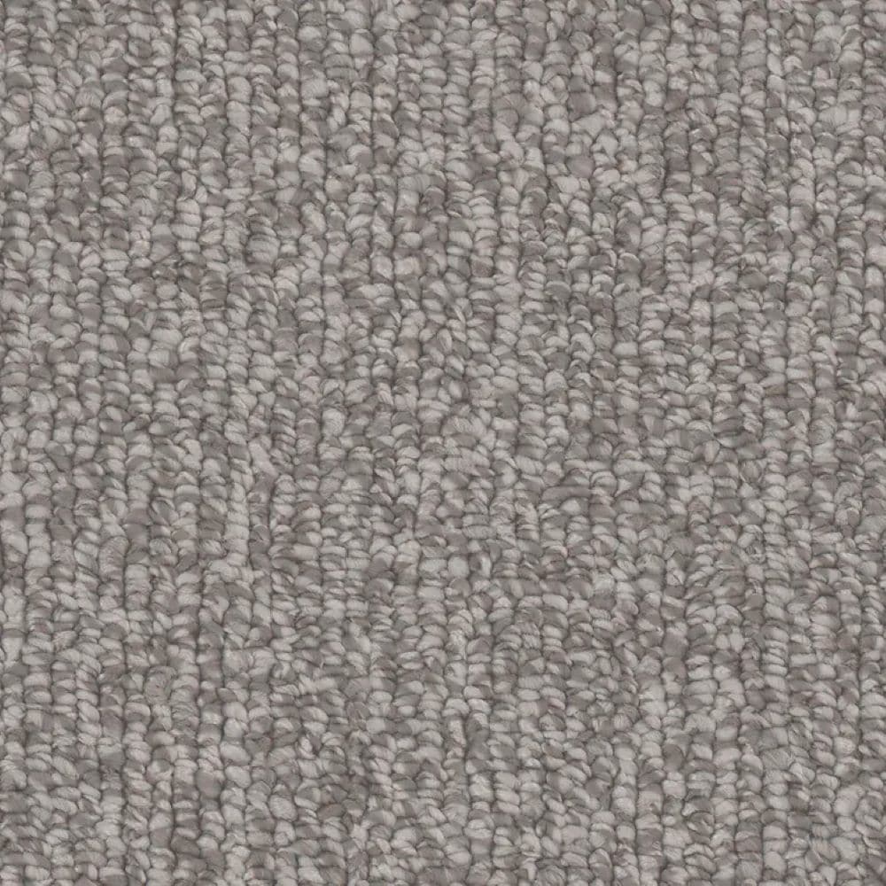 STAINMASTER S9546-30015-S (Sample) Angel Oaks Gray 46-oz sq yard Polyester Textured Indoor Carpet