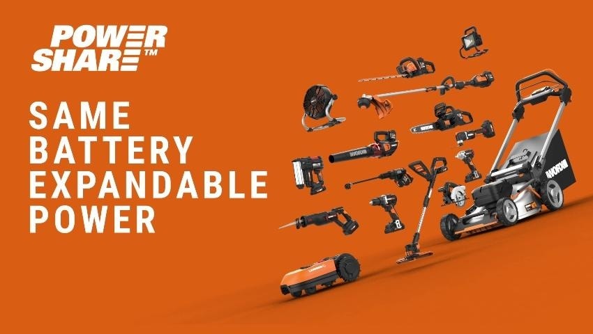 Worx 20V Power Share Trimmer And Blower Combo Kit