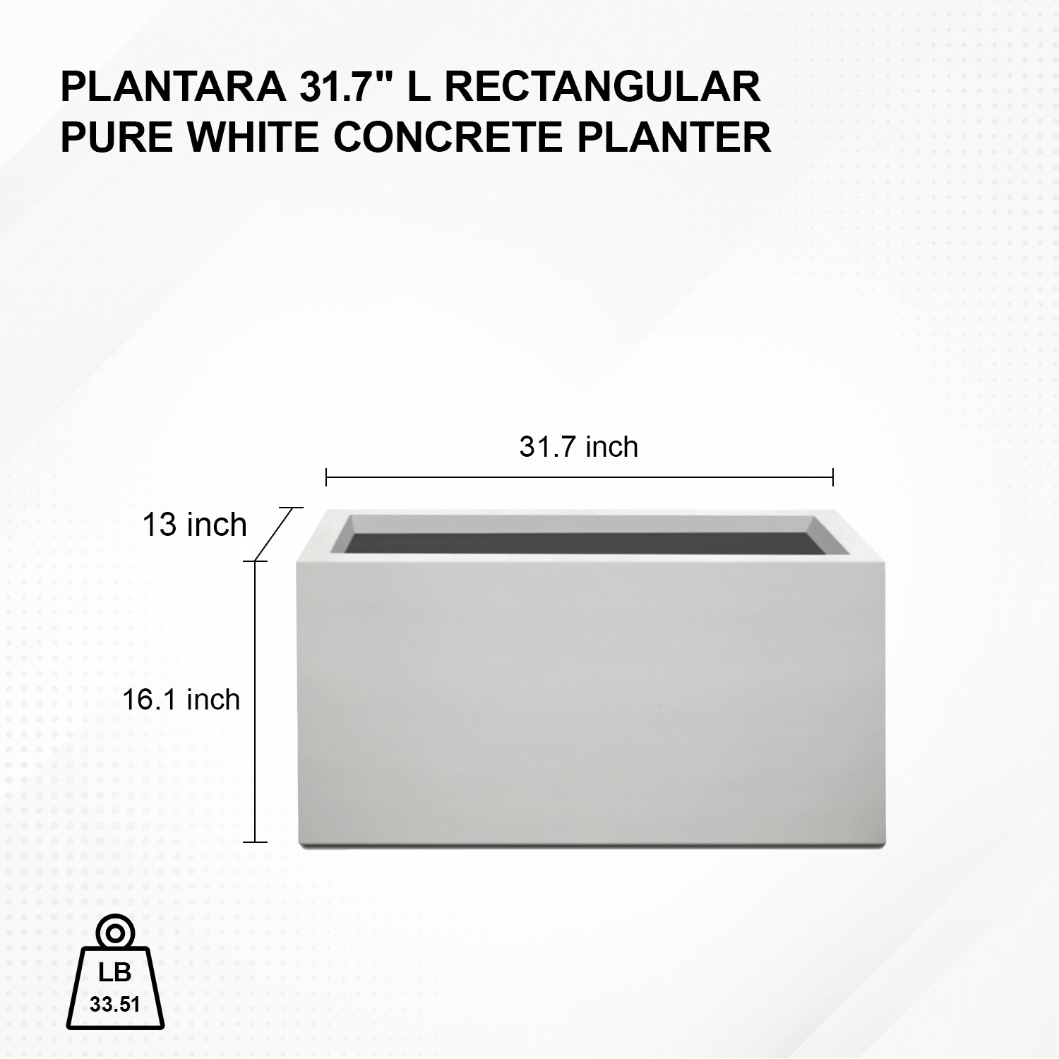 PLANTARA PA147B-8011 Planter-Window-Box - View #2
