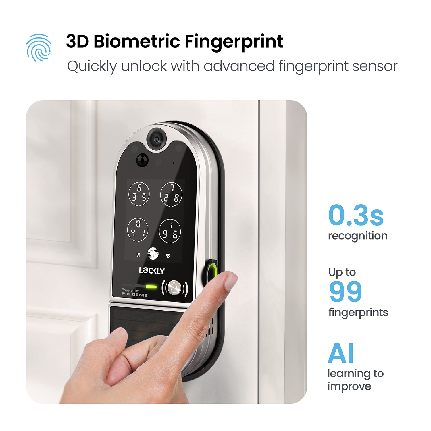 Lockly PGD798NVSN Electronic-Door-Locks - View #4