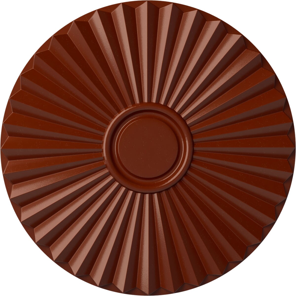 Ekena Millwork CM20SHFIF Shakuras 19.75-in W x 19.75-in L Firebrick Polyurethane Ceiling Medallion