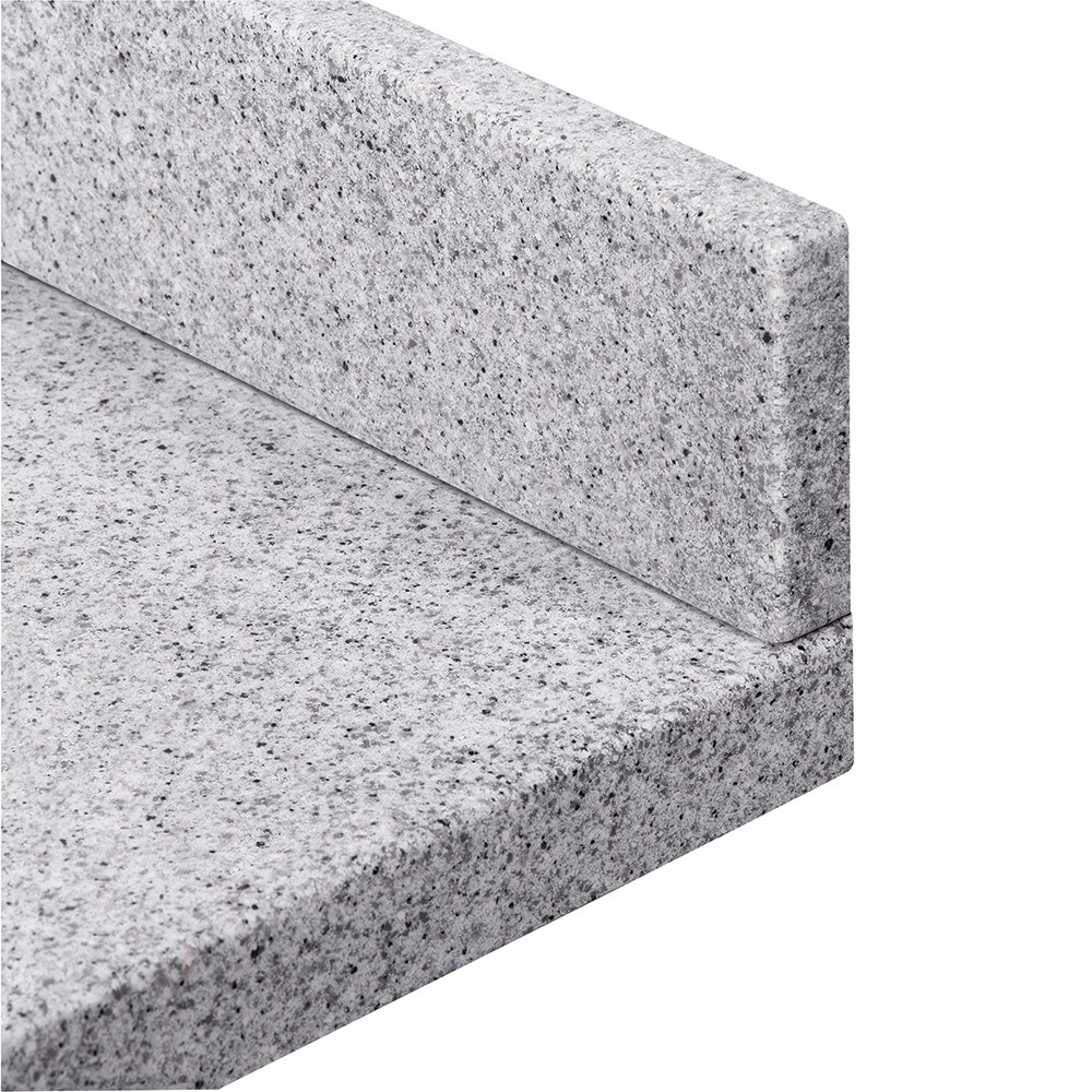 3.5-in H x 20.5-in L Pepper Solid Surface Bathroom Side Splash