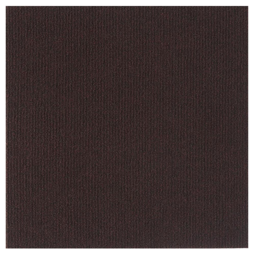Achim NXCRPTBR12 Nexus 12-in x 12-in Brown Brown Residential Peel and stick Indoor Carpet Tile ( 12-Sq. Feet )