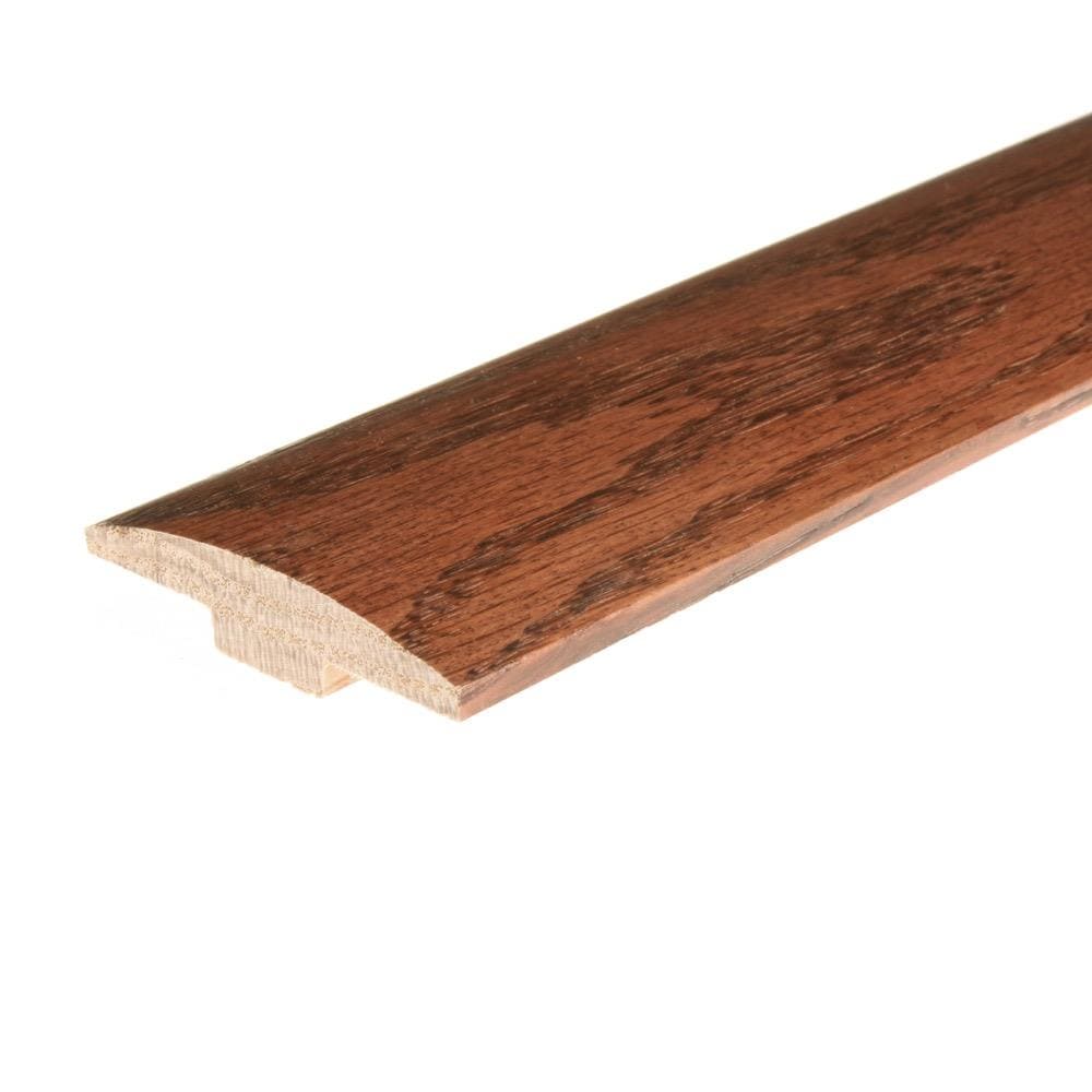 Flexco 778732 T-Moulding Cherry 0.46-in T x 2-in W x 78-in L Solid wood T-moulding
