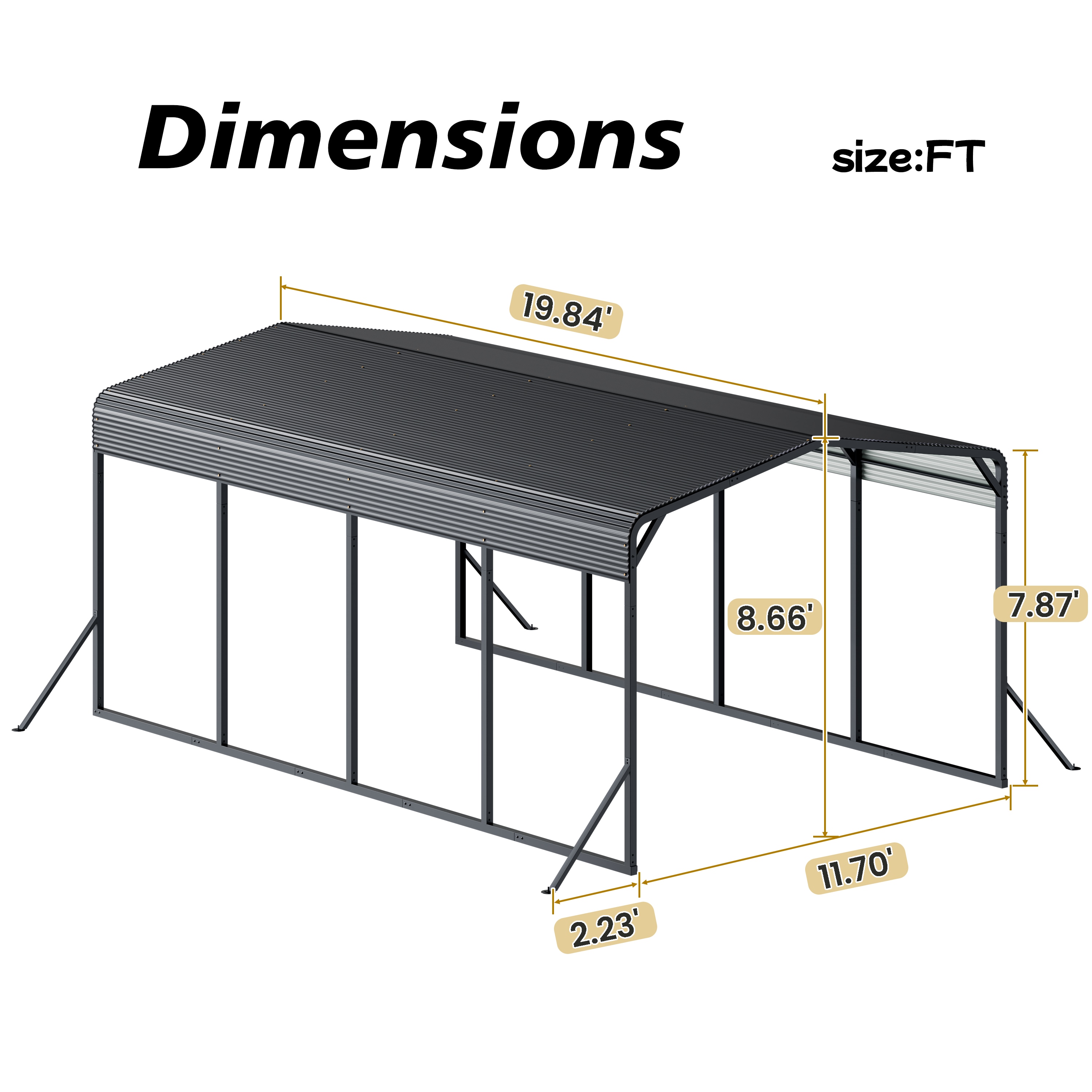 Flynama G-1820S00013 Carport-Covers - View #5