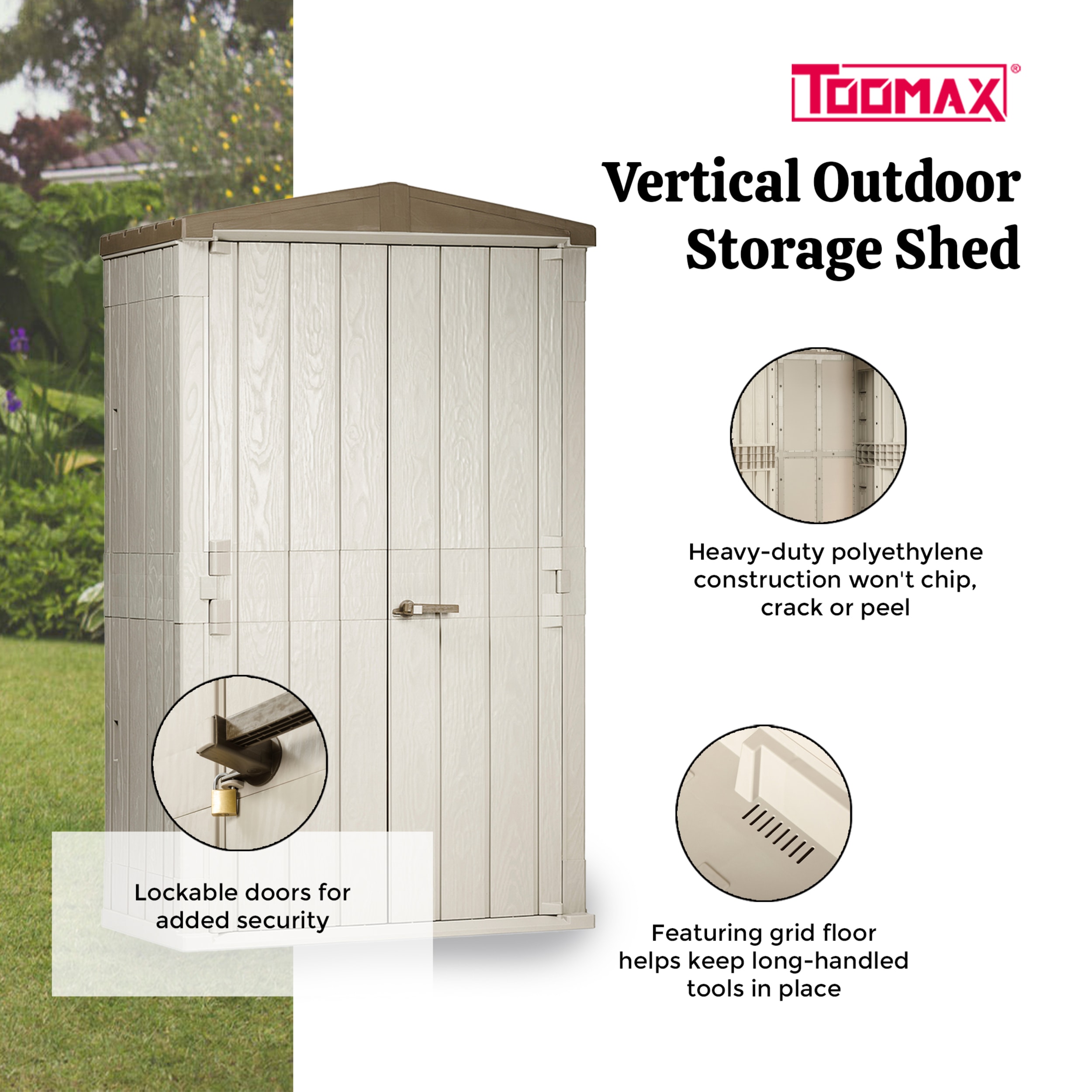 TOOMAX 173423 Small-Outdoor-Storage - View #11