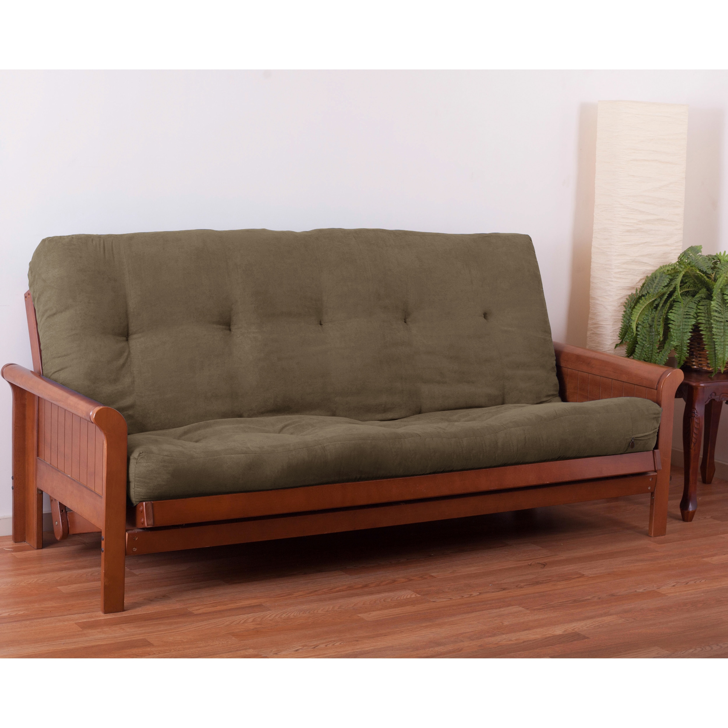 Blazing Needles 9660-MS-JV Tranquil Rest Java Full Pocketed Coil Futon Mattress