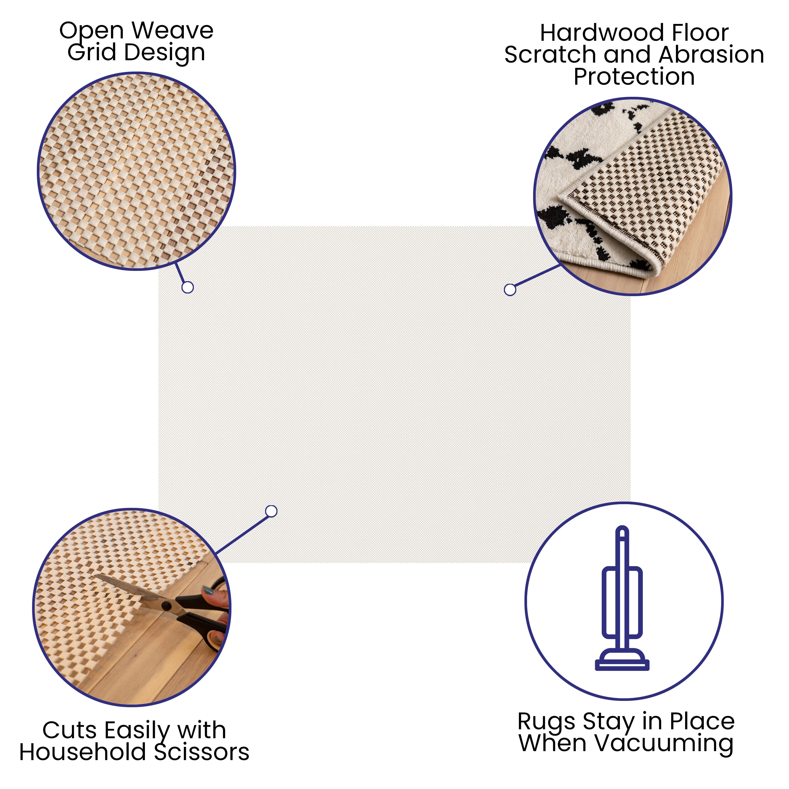 Flash Furniture 889142998464 Rug-Pad - View #3