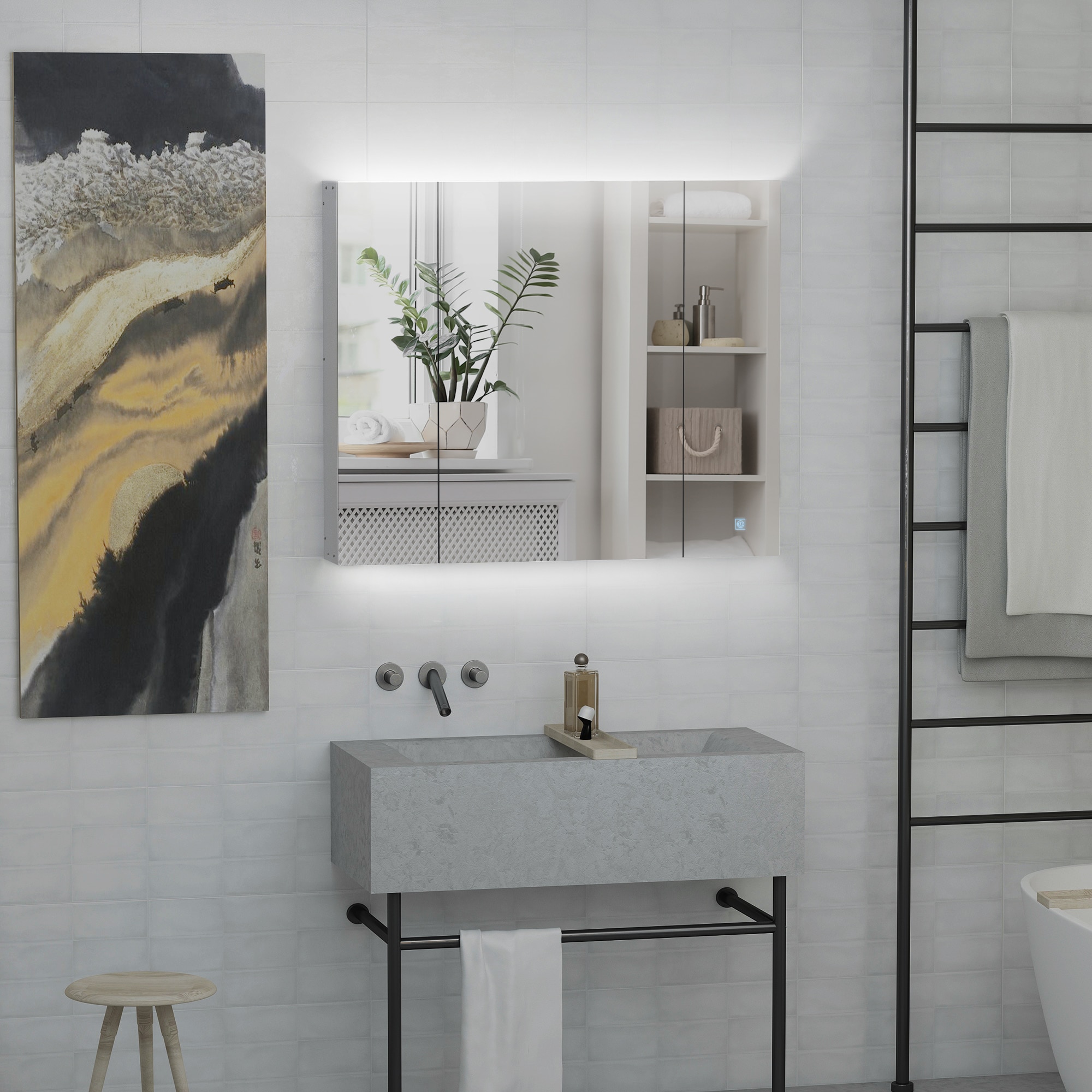 Forclover HBV-AO4810 Bathroom-Medicine-Cabinets - View #2