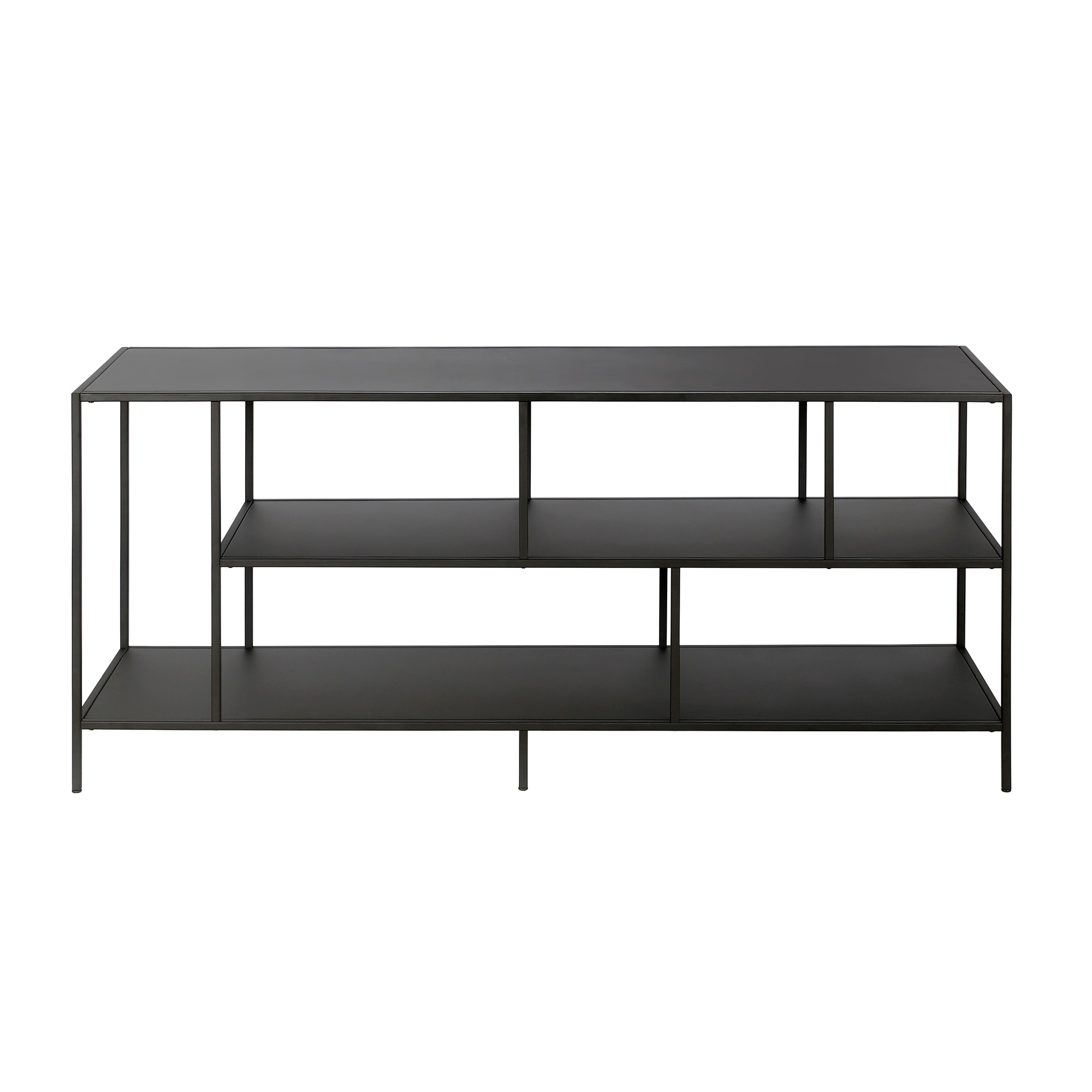 Hailey Home Winthrop Transitional Blackened Bronze Tv Stand ...