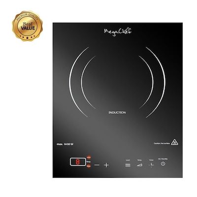 MegaChef 2-Burner 6 in. Stainless Steel Infrared Countertop Hot