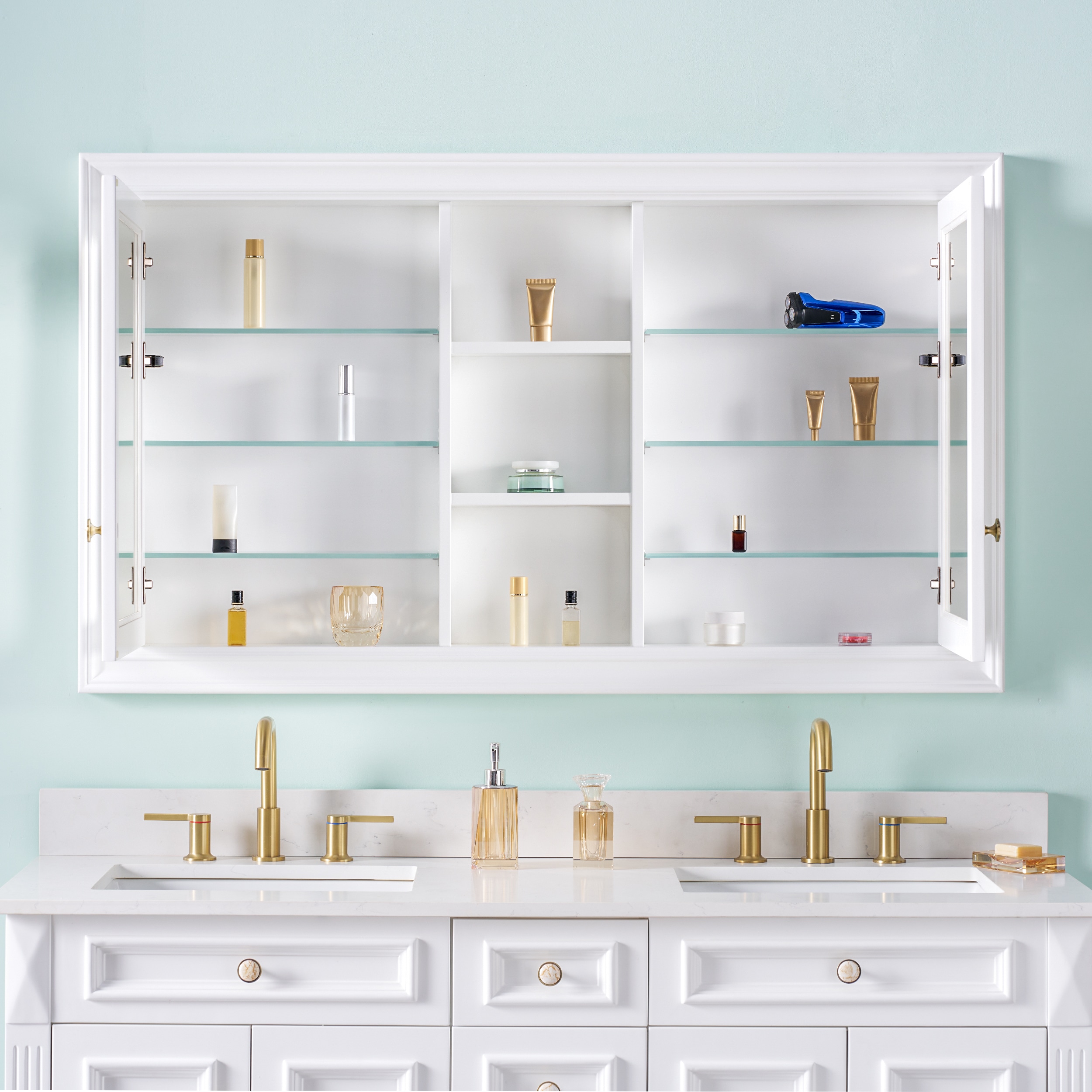 WELLFOR BCB2024GMG -LS Bathroom-Medicine-Cabinets - View #5