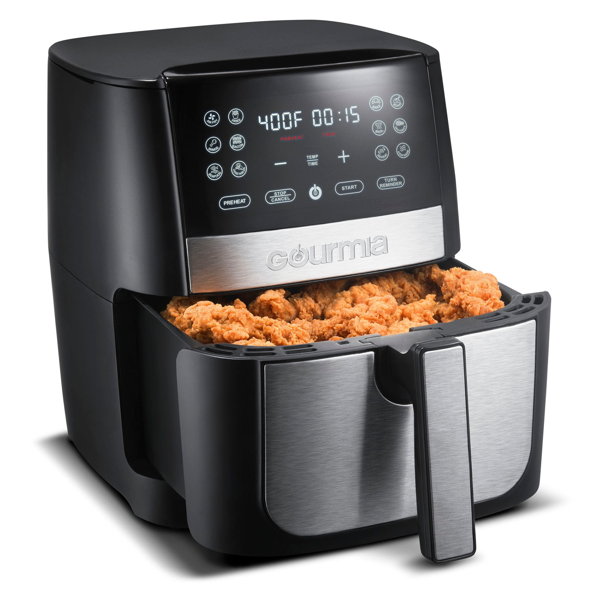 Gourmia 8-Quart Black Digital Air Fryer GAF826 at Lowes.com