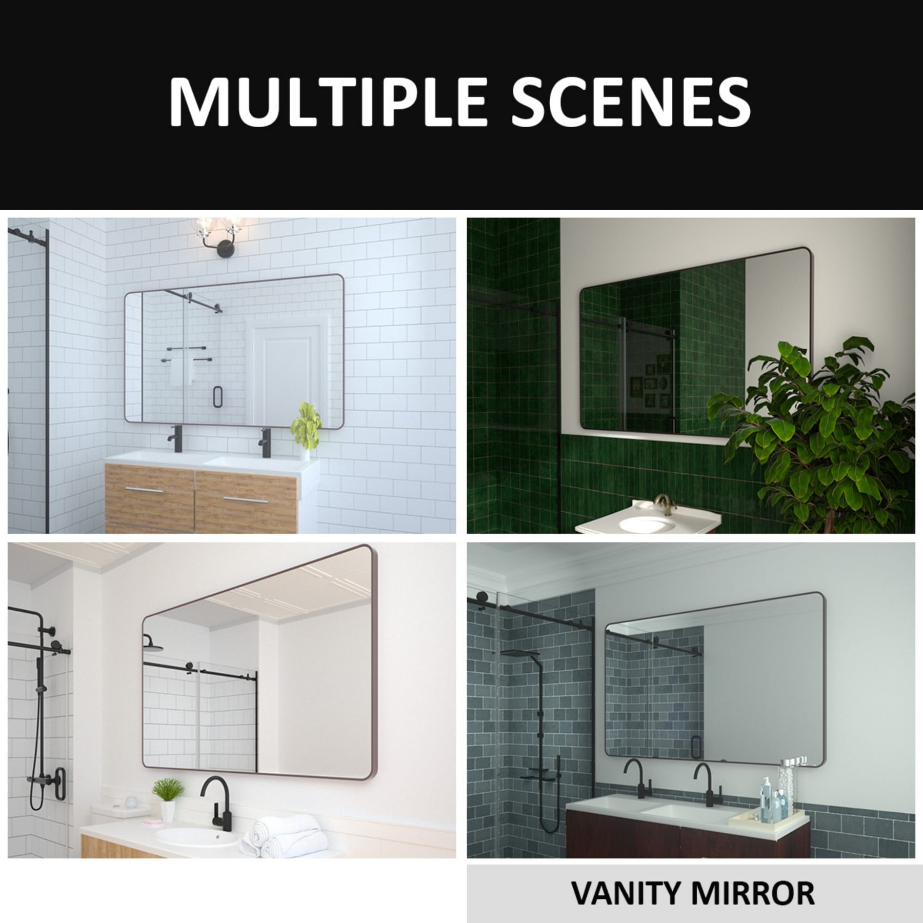ToolCat SF1-25-YT Framed-Bath-Mirrors - View #11