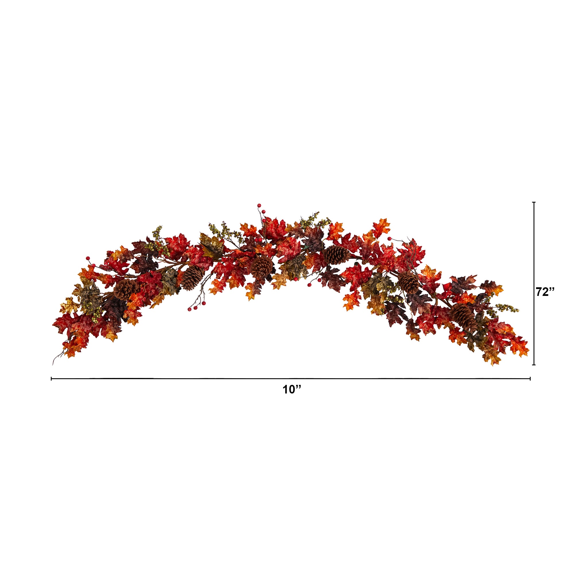 Nearly Natural W1236 Artificial-Thanksgiving-Wreaths - View #3