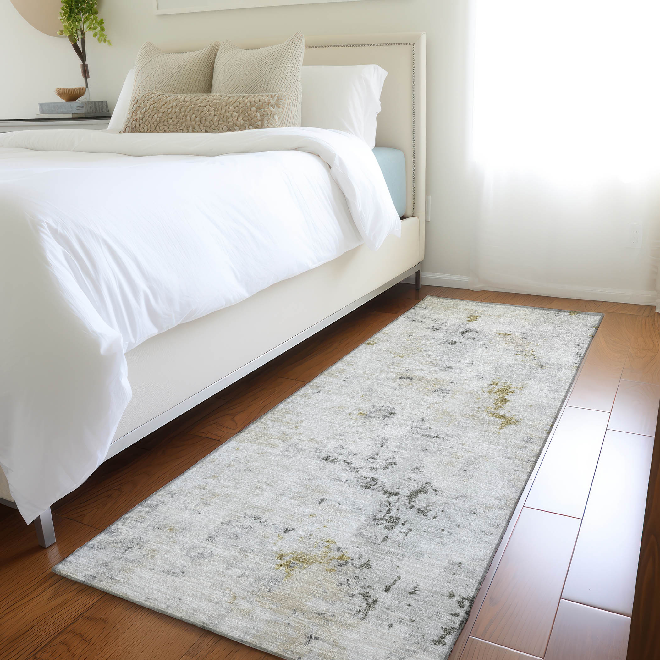 Addison Rugs ACN1753LN2X8 Chantille ACN1753LN 2 x 7 (ft) Loomed Linen Rectangular Indoor/Outdoor Machine washable Pet Friendly Area rug