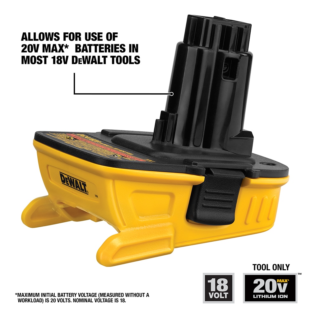 DEWALT 20-Volt Lithium Power Tool Adapter in the Power Tool Batteries & Chargers department at Lowes.com