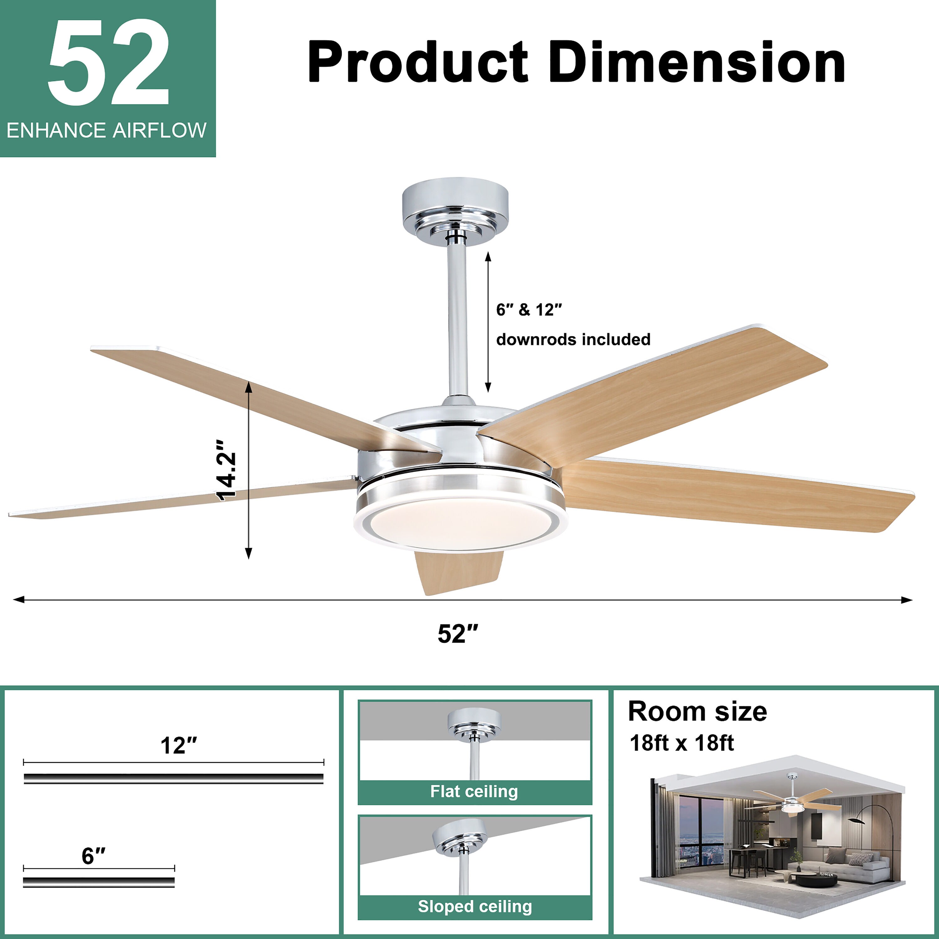 Cusp Barn CS52P25C Ceiling-Fans - View #8