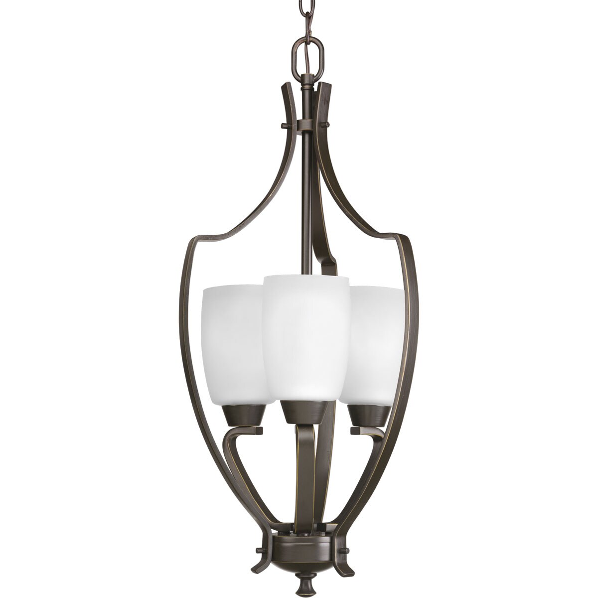 Progress Lighting P3509-20 Wisten 3 -Light Antique Bronze Transitional For Use in Bedrooms, Dining Rooms, Foyers, Kitchens, Living Rooms Chandelier