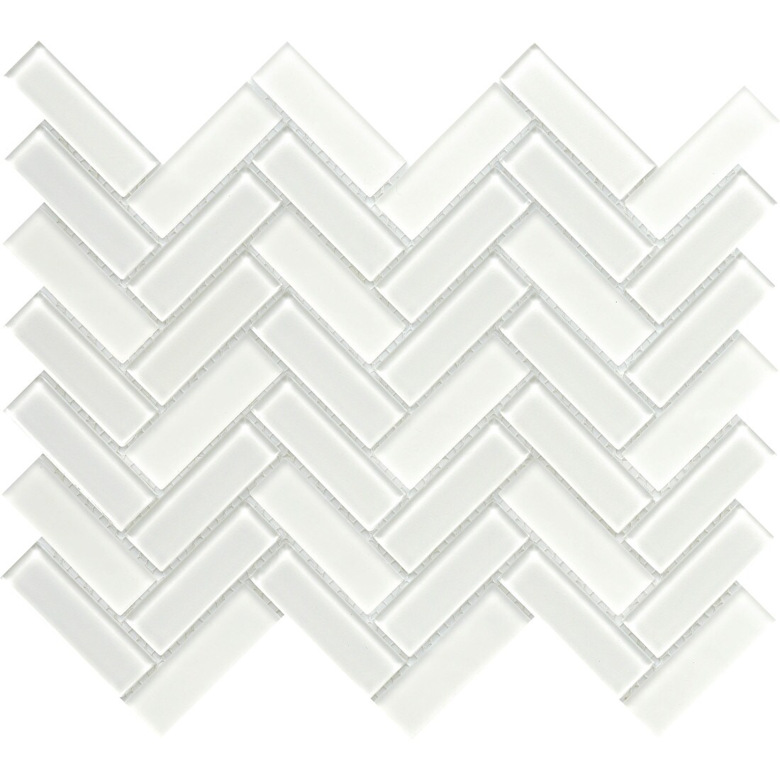 Emser Charisma Finesse 10-in x 13-in Glossy Glass Herringbone Tile (3. ...