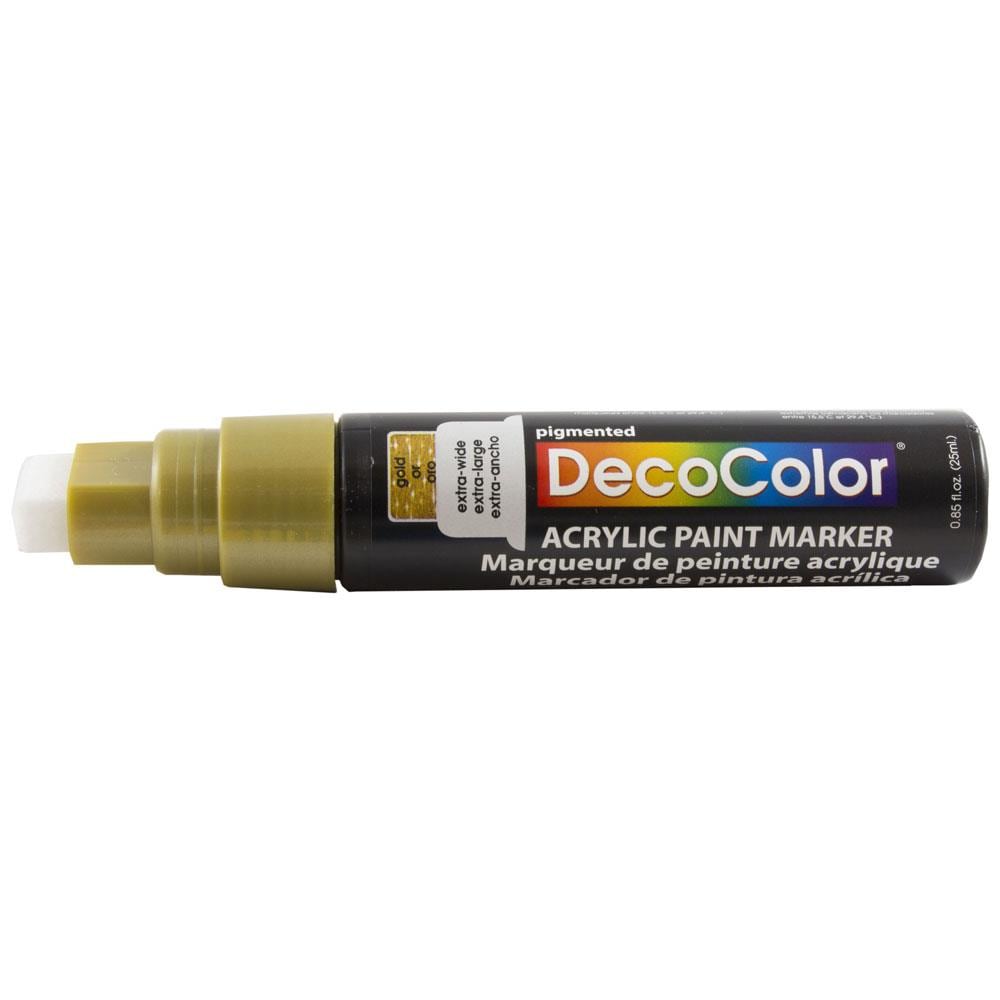 micro bestrating Farmacologie JAM Paper Jumbo Point Acrylic Paint Marker, Gold, 2/Pack in the Pens,  Pencils & Markers department at Lowes.com