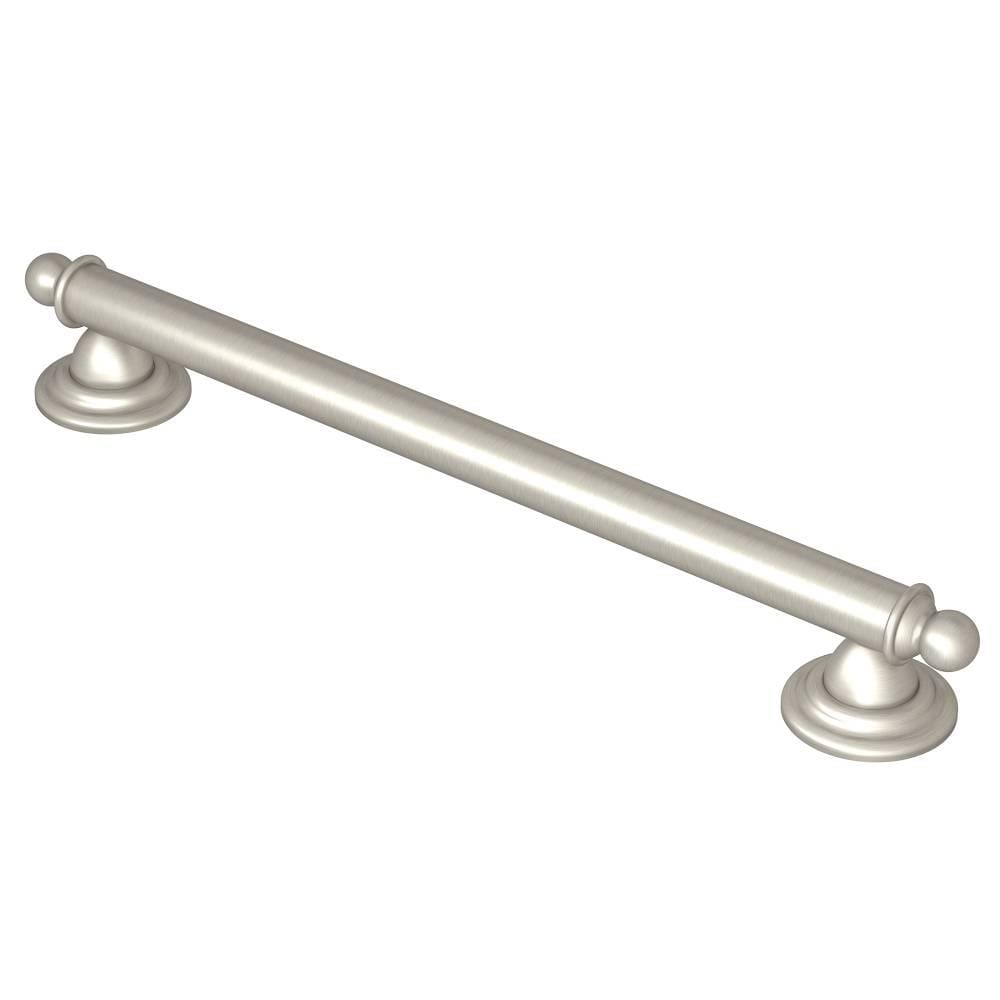 Moen YG2224BN Brantford 24-in Brushed Nickel Wall mount ADA Compliant Grab Bar ( 500-lb Weight Capacity )